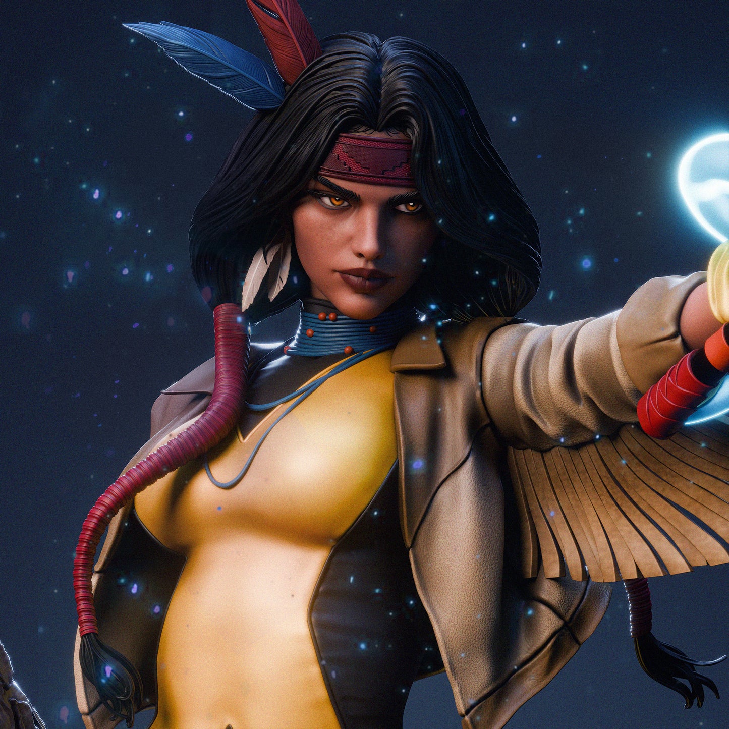 X-Men - Dani Moonstar Mirage Sculpture