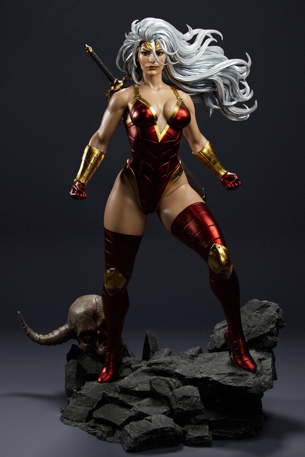 Glory Sculpture (75mm to 500mm) - Unassembled/Unpainted/3D Print