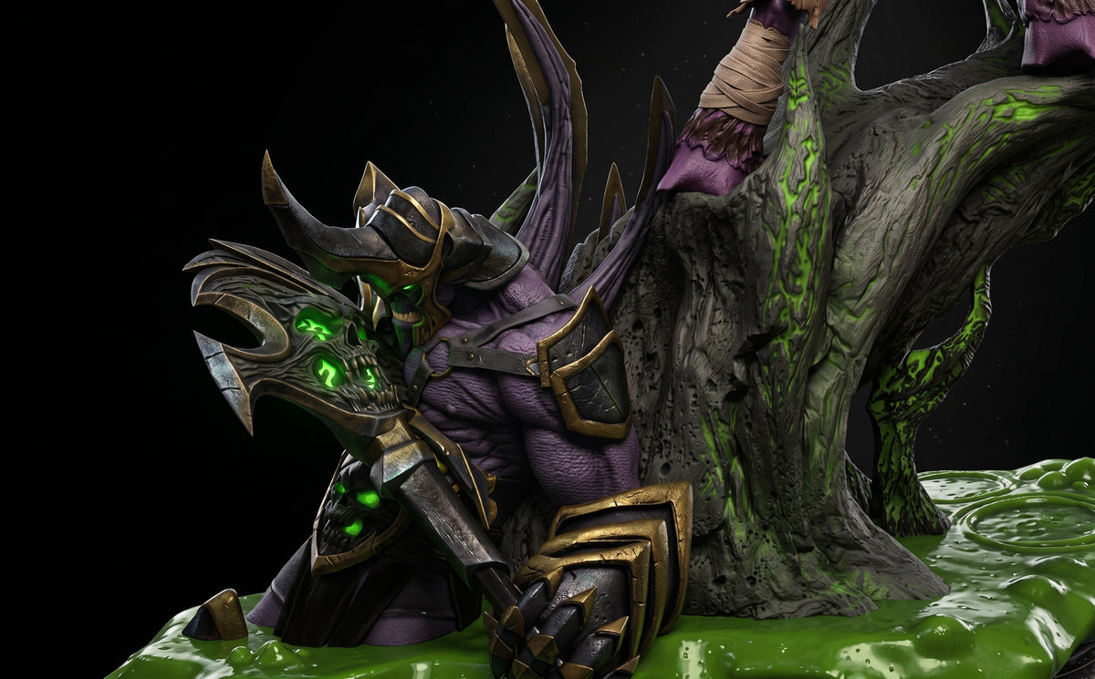 Illidan Stormrage Sculpture (75mm to 500mm) - Unassembled/Unpainted/3D Print