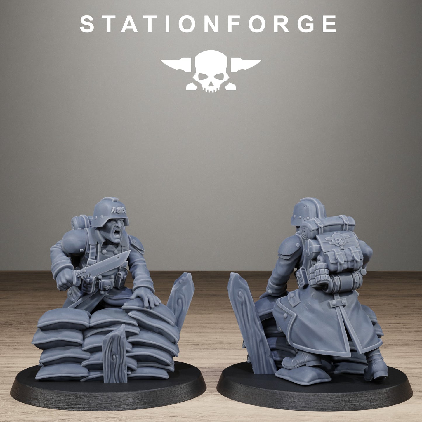GrimGuard Trench Raiders (x10) - TTRPG - Wargaming - Grimdark