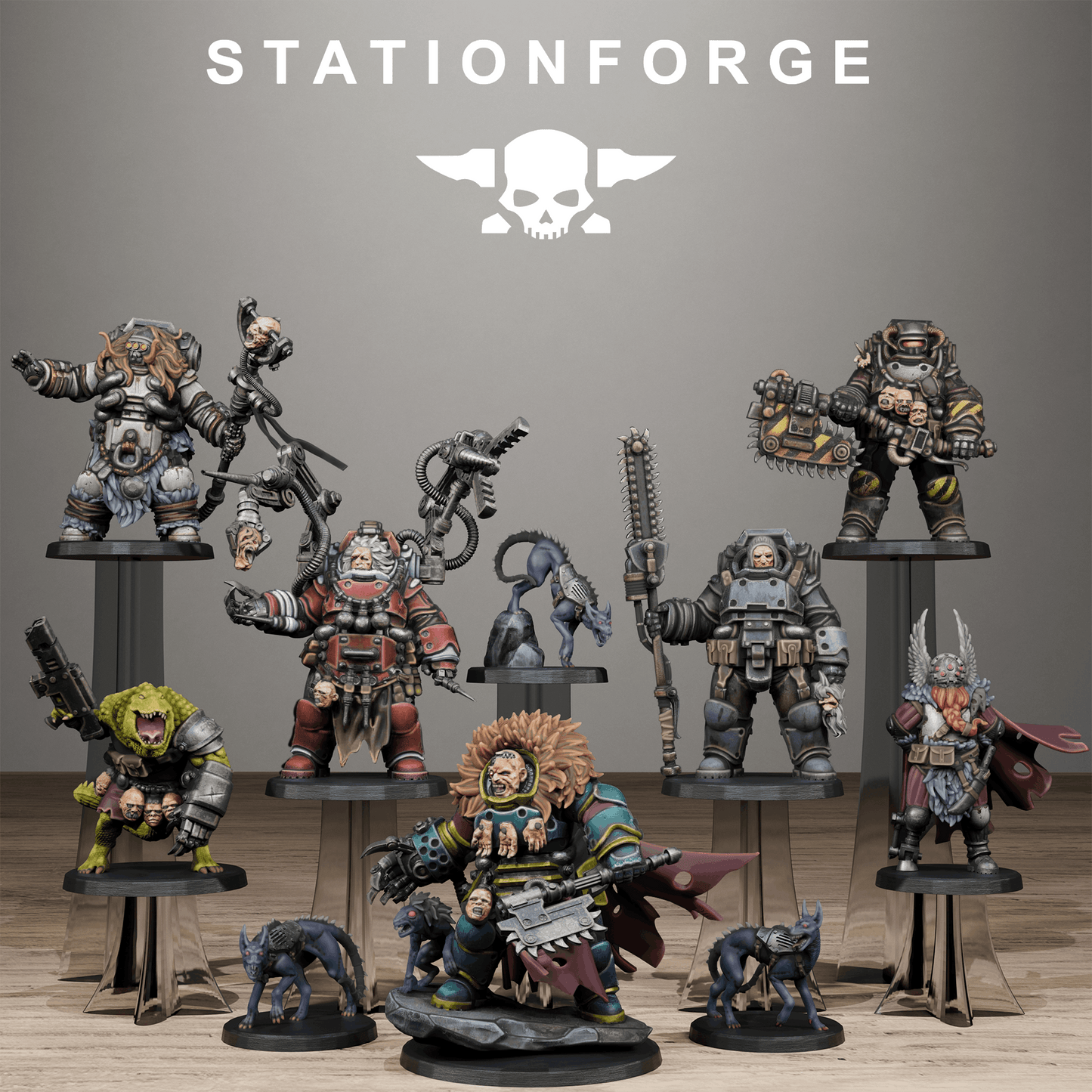 Techno Savages Vernaxers (x10) - TTRPG - Wargaming - Grimdark