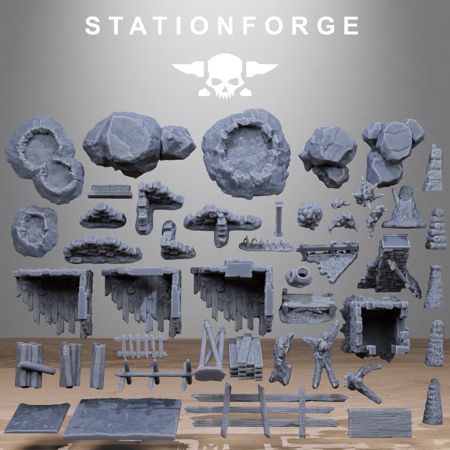 GrimGuard Trench Terrain ADD Ons - TTRPG - Wargaming Terrain - Grimdark