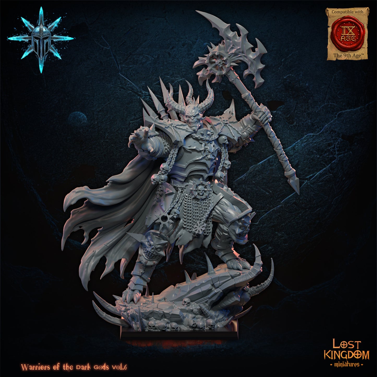 Dark Prince - Warriors of the Dark Gods - Chaos Warriors - TTRPG - Wargaming - Dungeons and Dragons