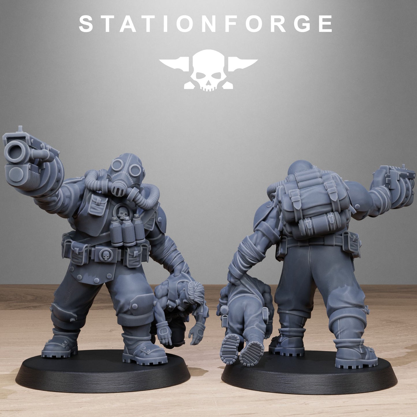 GrimGuard Jungle Fighter Mutants (x10) - TTRPG - Wargaming - Grimdark