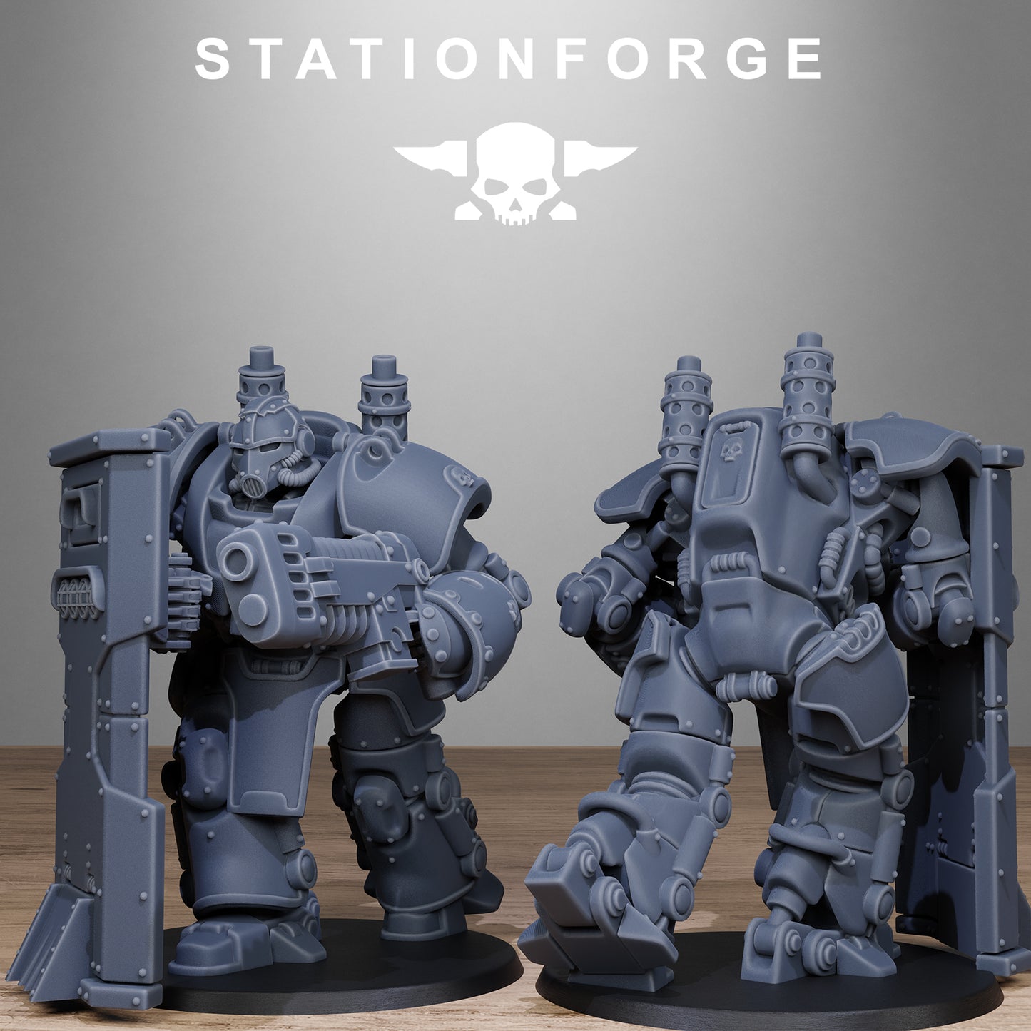 GrimGuard Power Armor (x5) - TTRPG - Wargaming - Grimdark