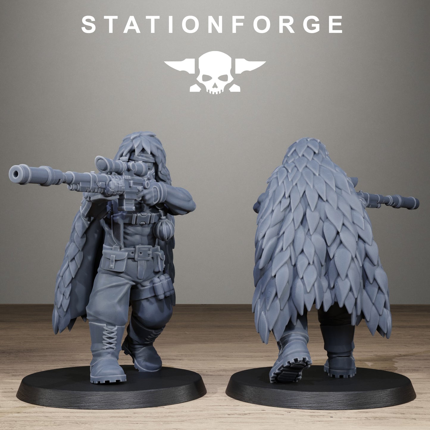 GrimGuard Jungle Fighter Snipers (x10) TTRPG - Wargaming - Grimdark - Sci-Fi