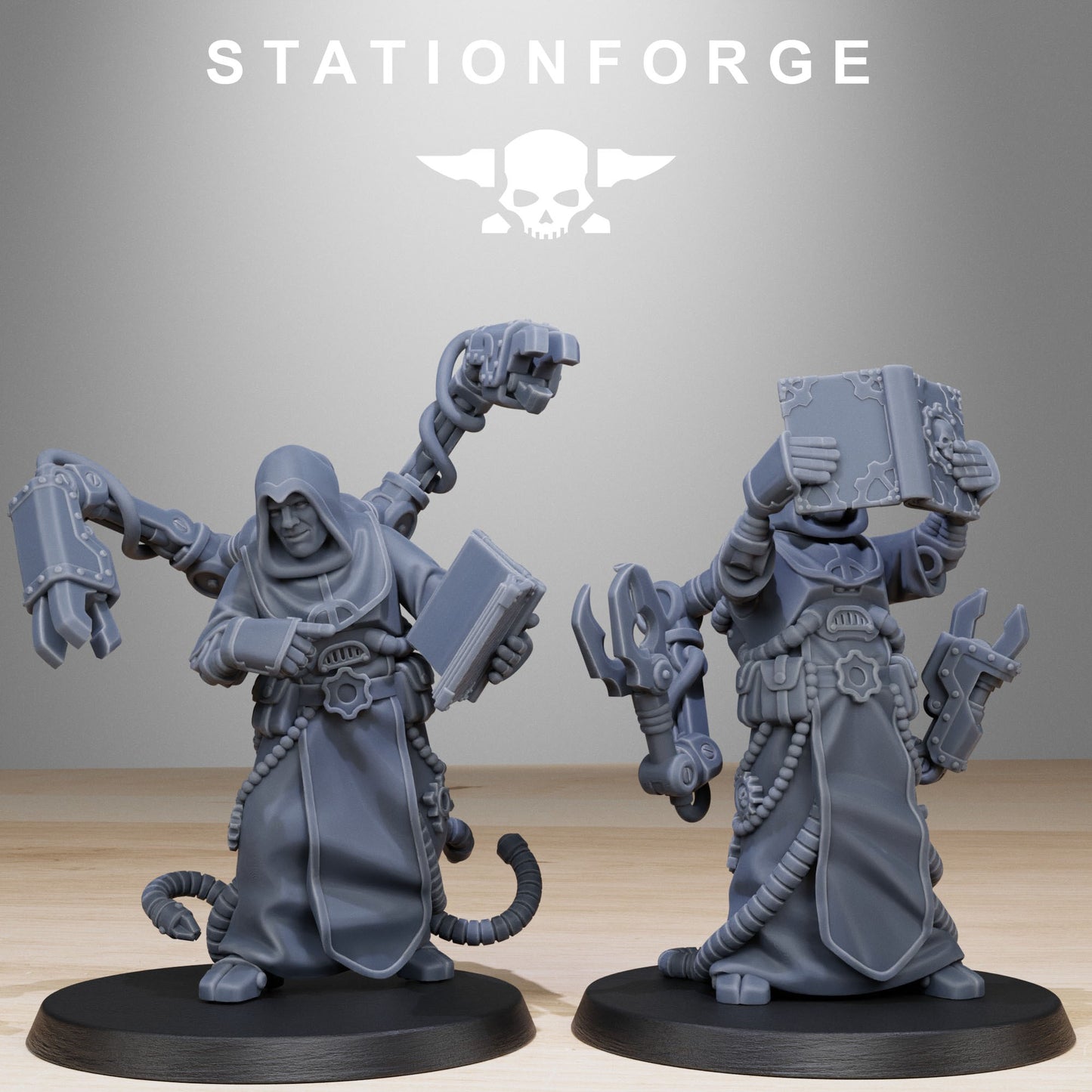 Scavenger Monks (x10) - TTRPG - Wargaming - Sci-Fi - Grimdark