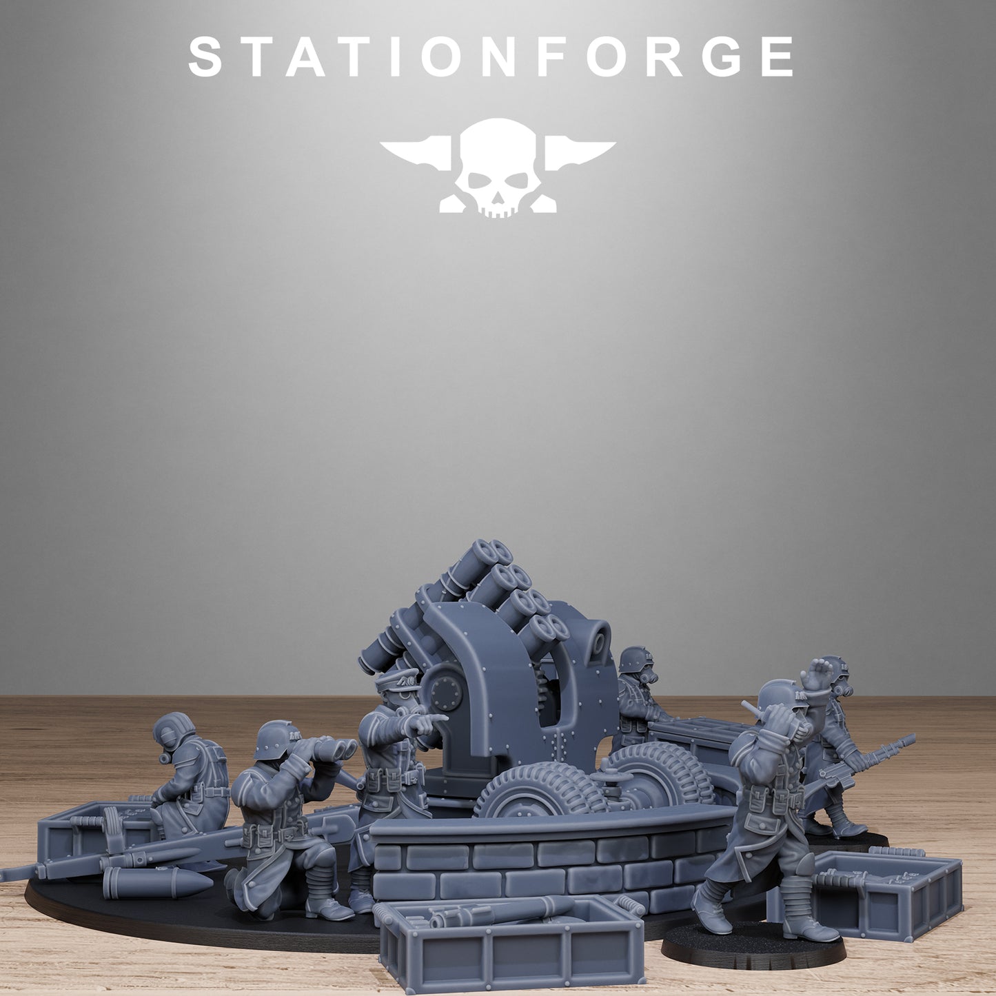 GrimGuard Light Artillery 2.0 (x3) - TTRPG - Wargaming - Sci-Fi - Grimdark