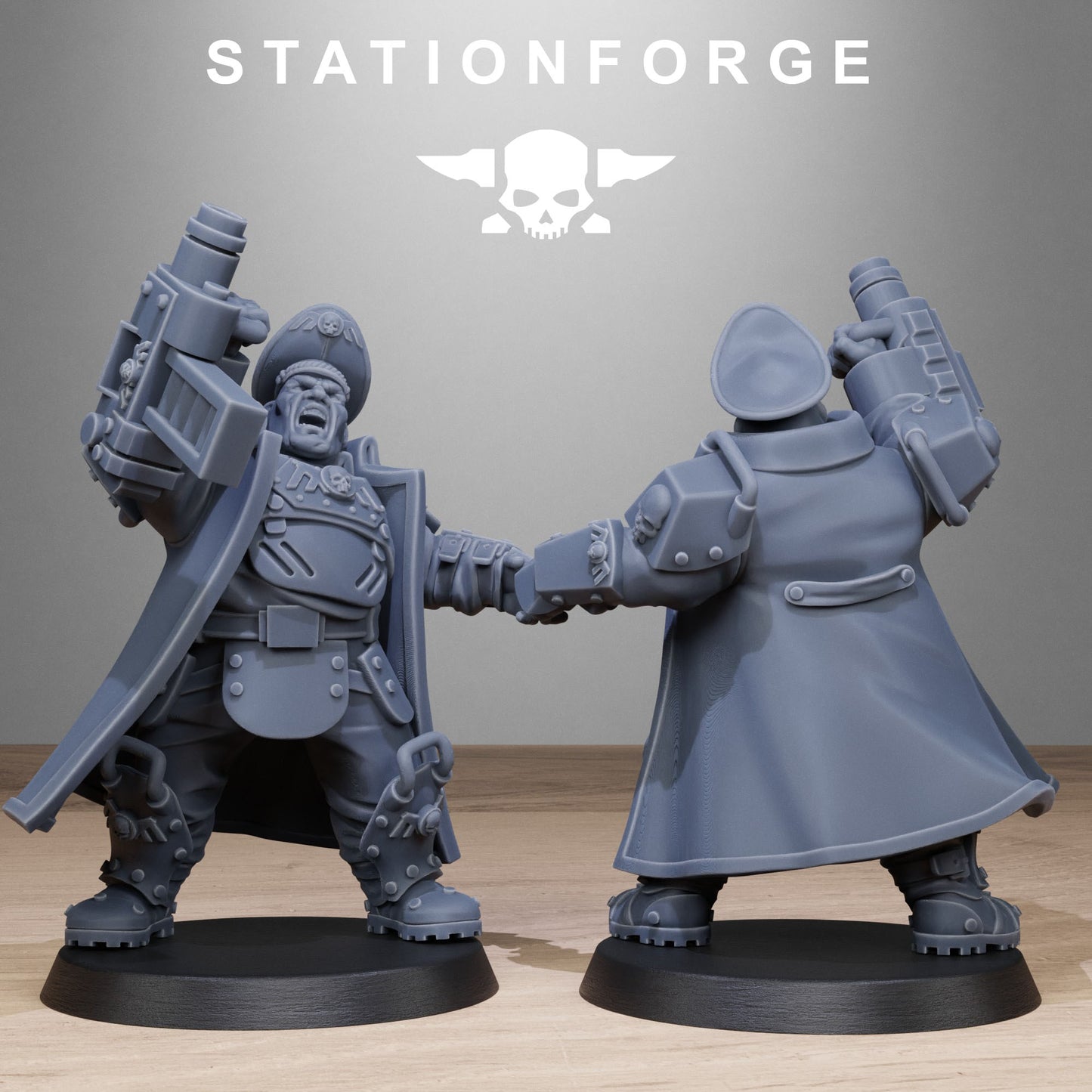 GrimGuard Armored Mutants (x10) - TTRPG - Wargaming - Sci-Fi - Grimdark