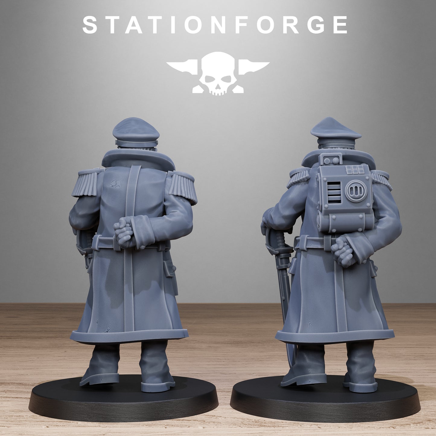 GrimGuard Officers - TTRPG - Wargaming - Sci-Fi - Grimdark