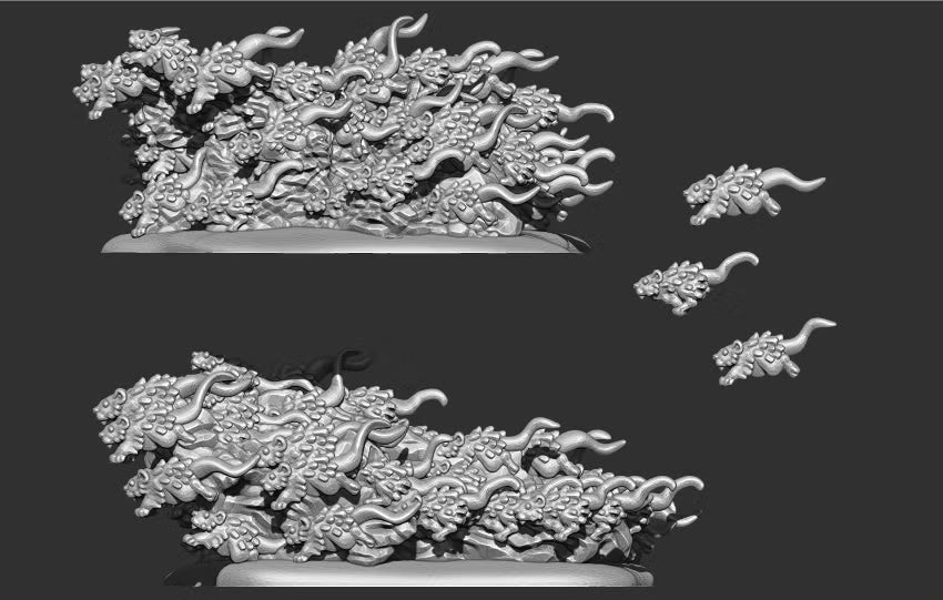 Rat Swarms - TTRPG - Wargaming - Dungeons and Dragons