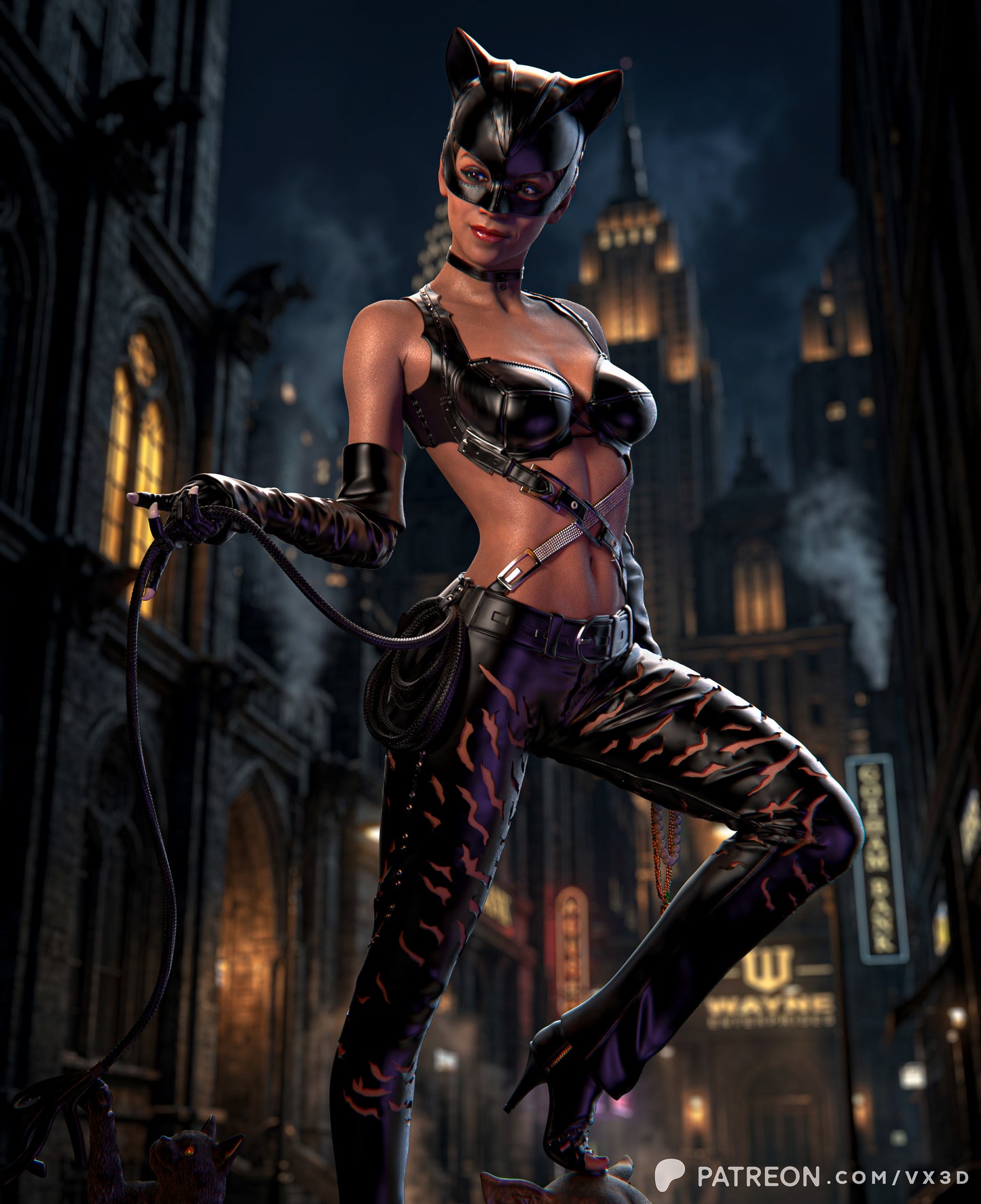 Halle Berry's Catwoman (75mm to 500mm) - Unassembled/Unpainted/3D Print