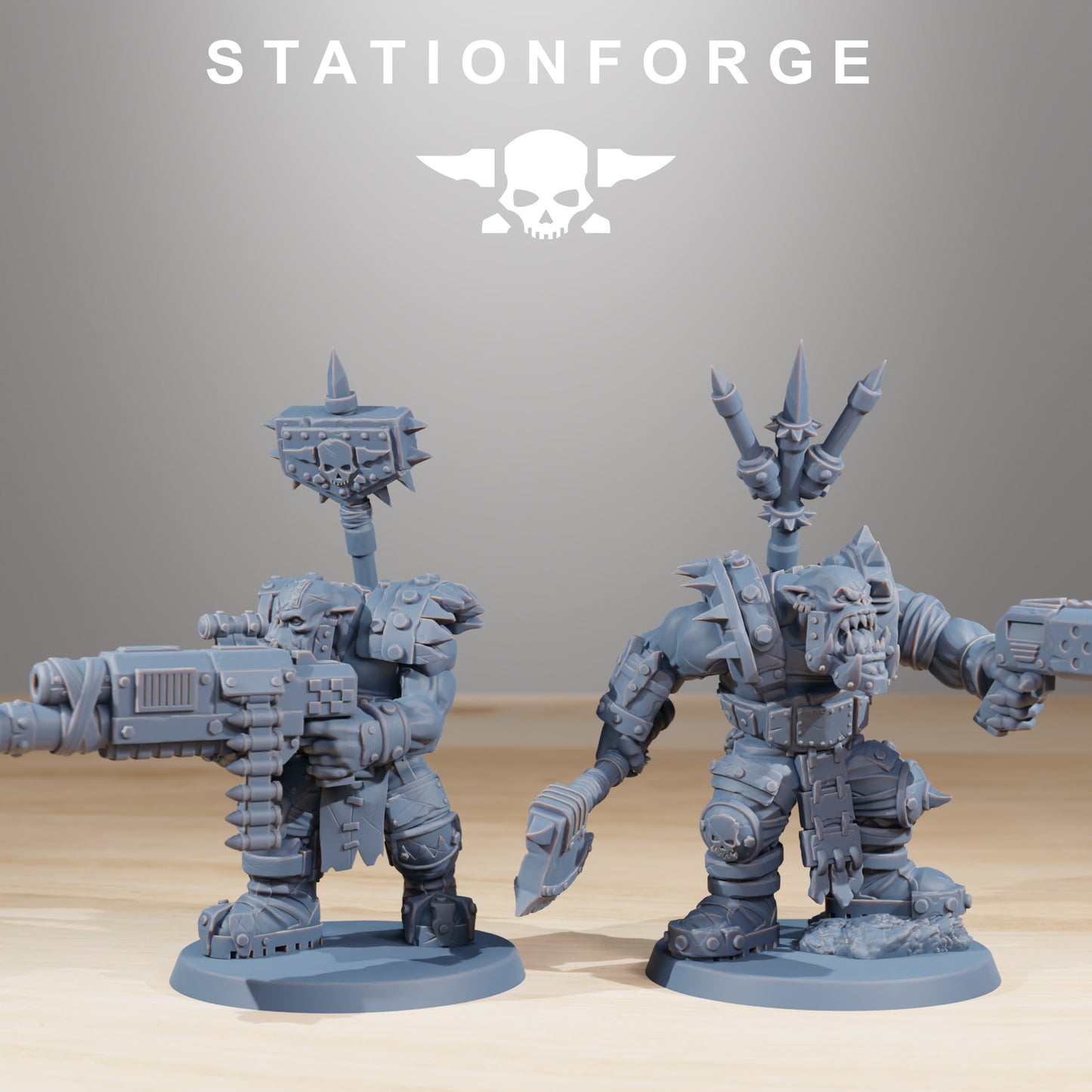 Orkaz SkullKrushers (x10) - TTRPG - Wargaming - Grimdark