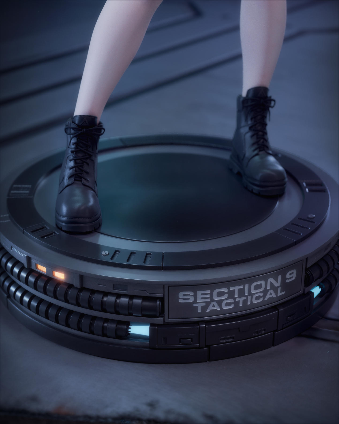 Motoko Kusanagi Sculpture (75mm to 500mm) - Unassembled/Unpainted/3D Print