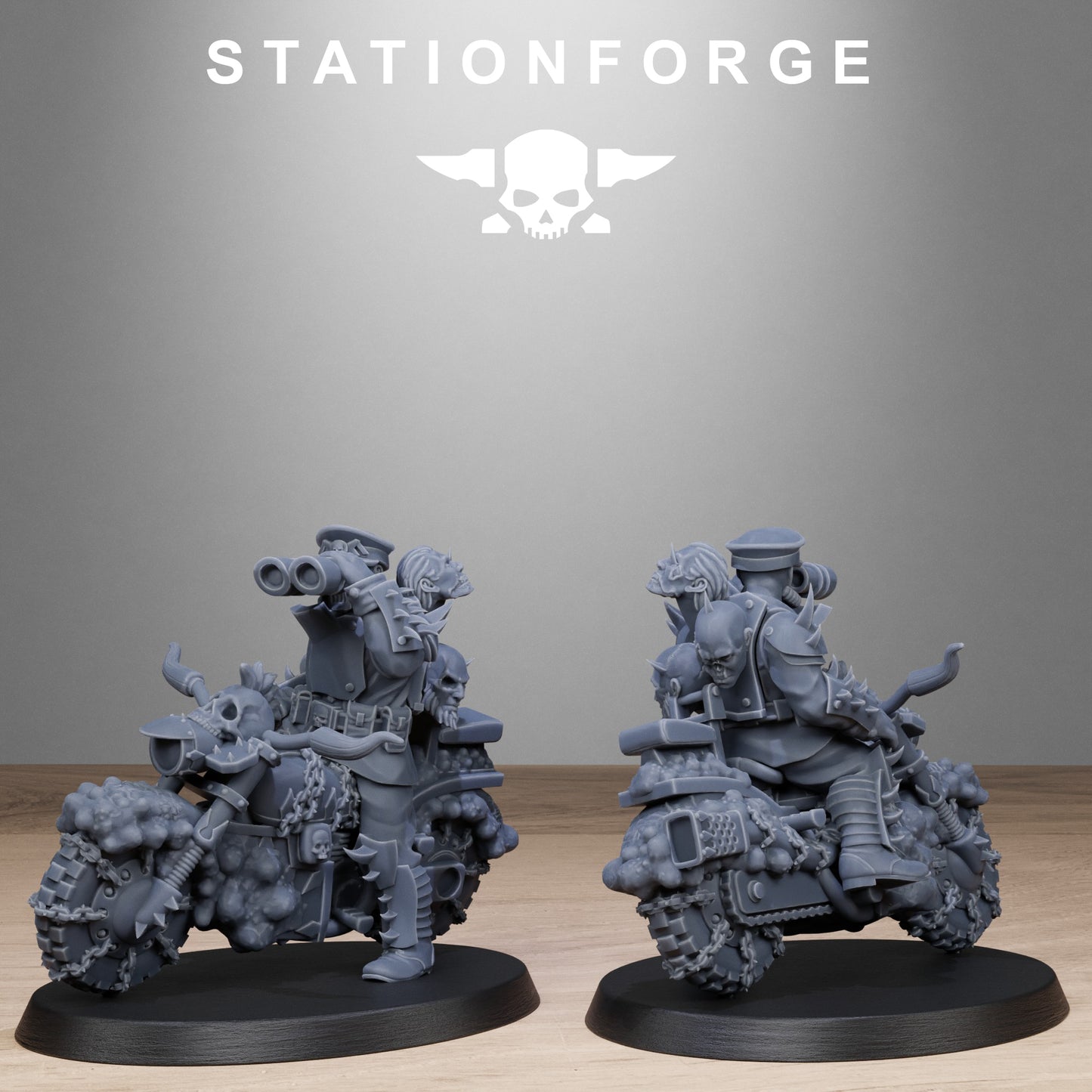 Corrupted Guard Bikers (x10) - TTRPG - Wargaming - Grimdark