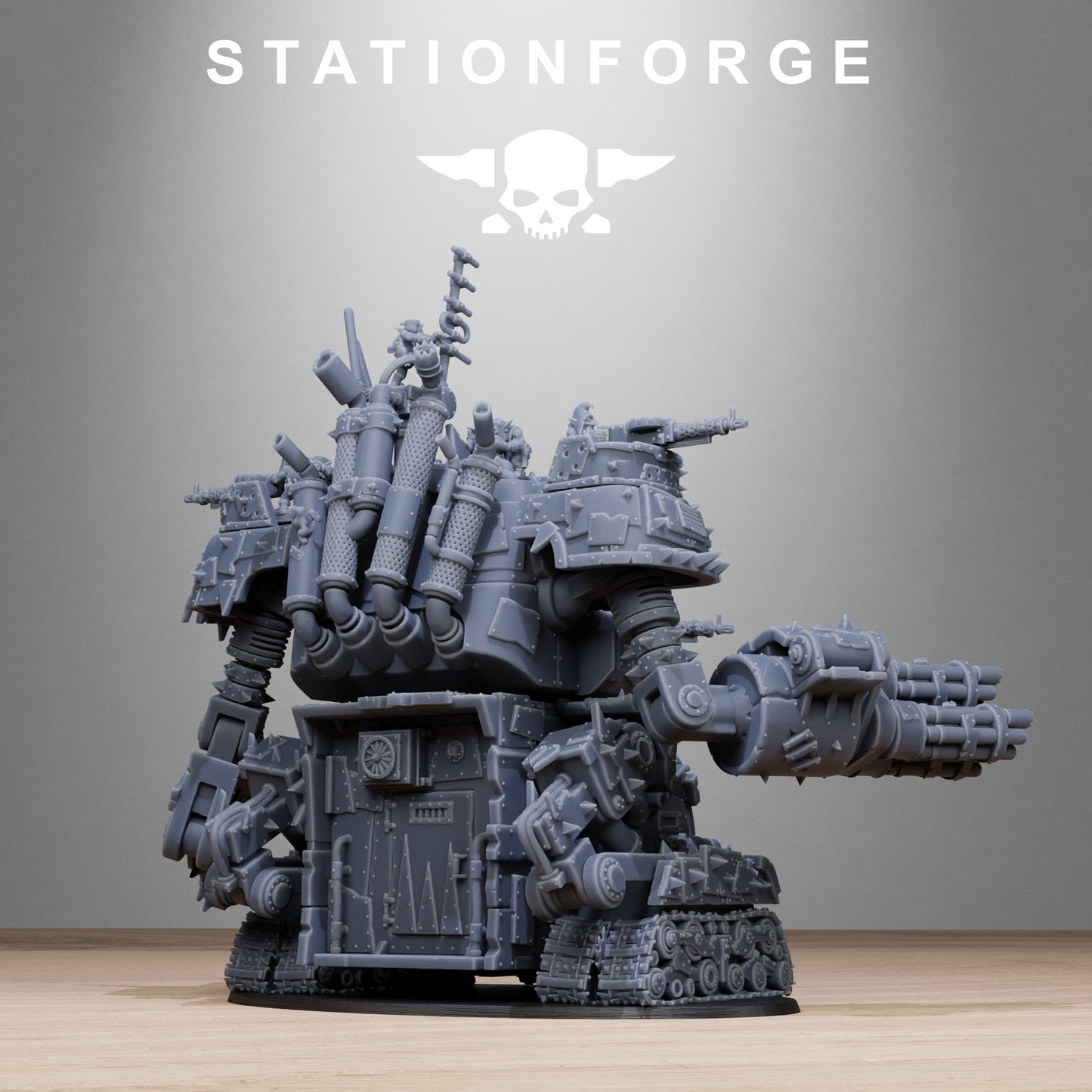Orkaz Gognauts - Warmachine - TTRPG - Wargaming - Grimdark - by Station Forge - Tabletop RPG Miniature - Roleplaying 3D Printed Fantasy Mini