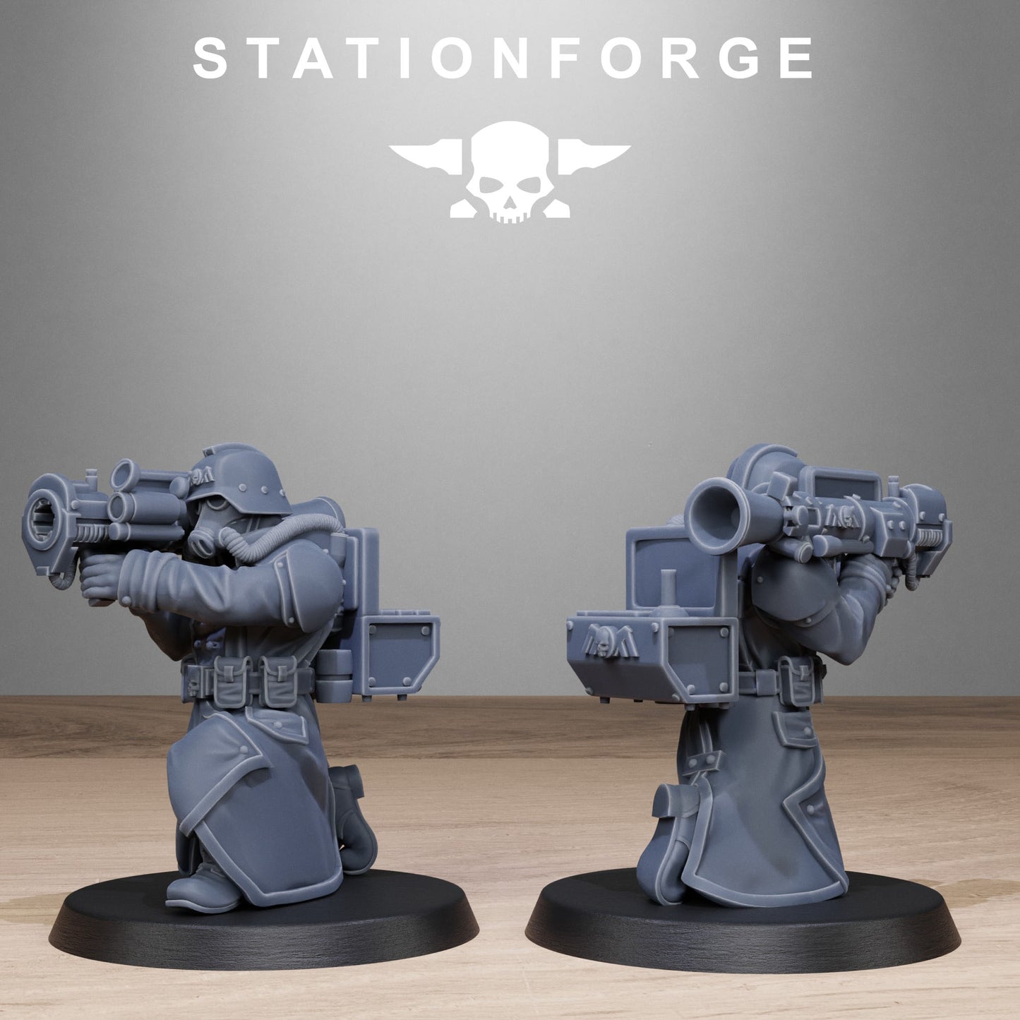 GrimGuard Rocketeers (x10) - TTRPG - Wargaming - Sci-Fi - Grimdark