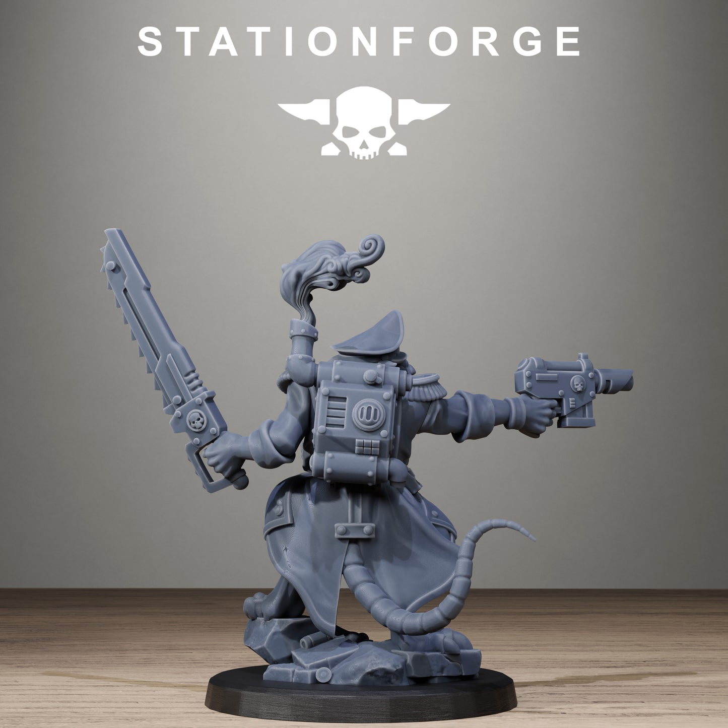 Raticus Officer (x2) TTRPG - Wargaming - Grimdark