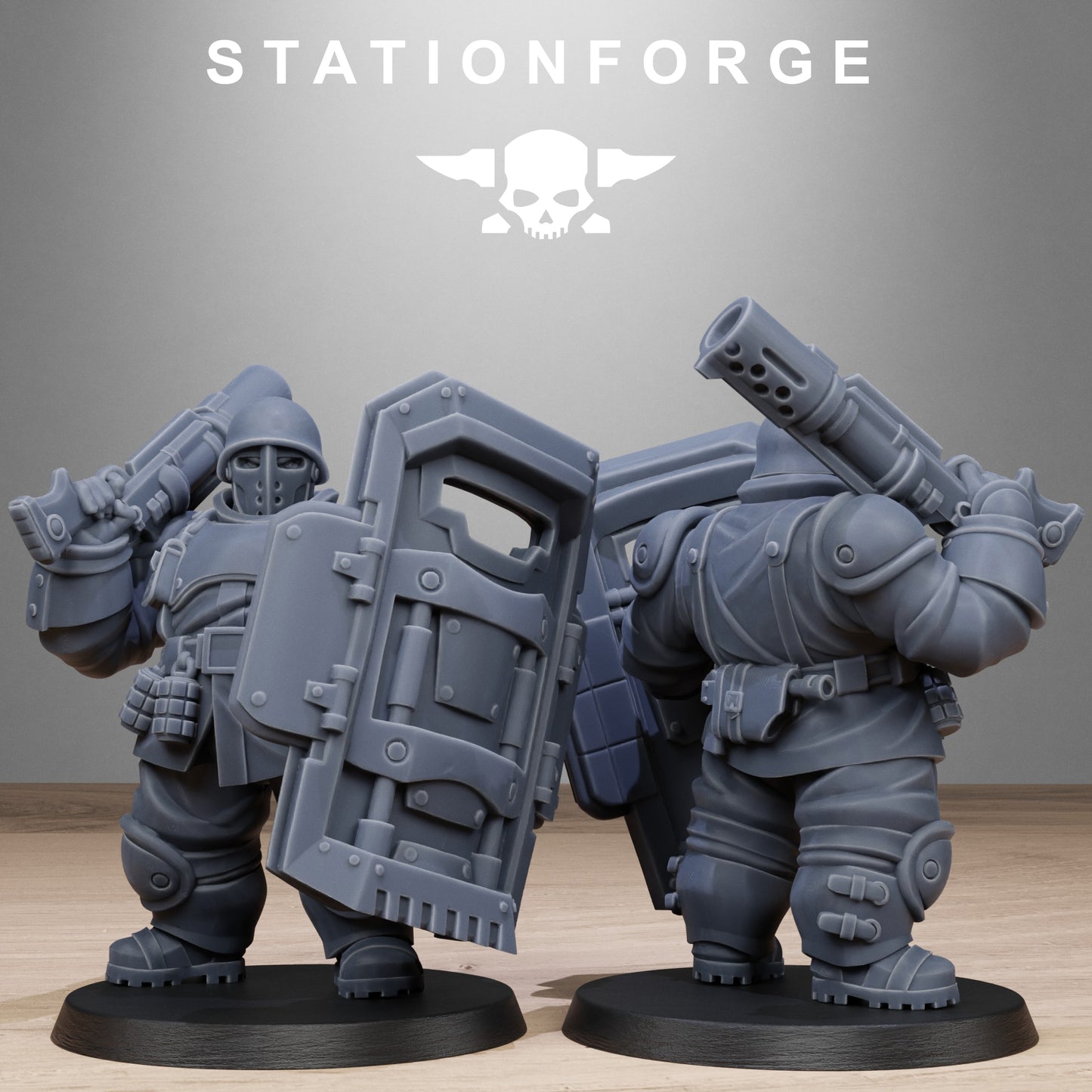 FreeGuard Armored Mutants (x10) - TTRPG - Wargaming - Grimdark
