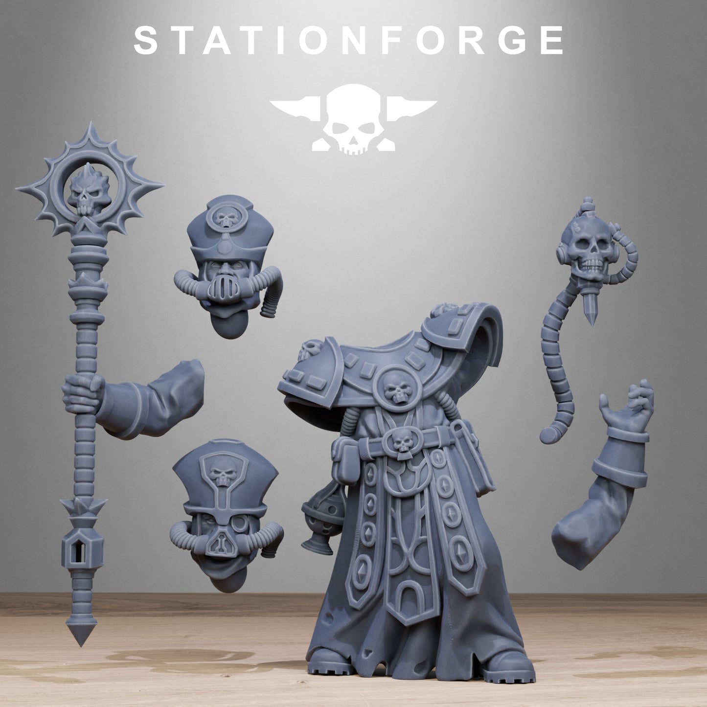 Vodalites Priest - by Station Forge - TTRPG - Wargaming - Grimdark