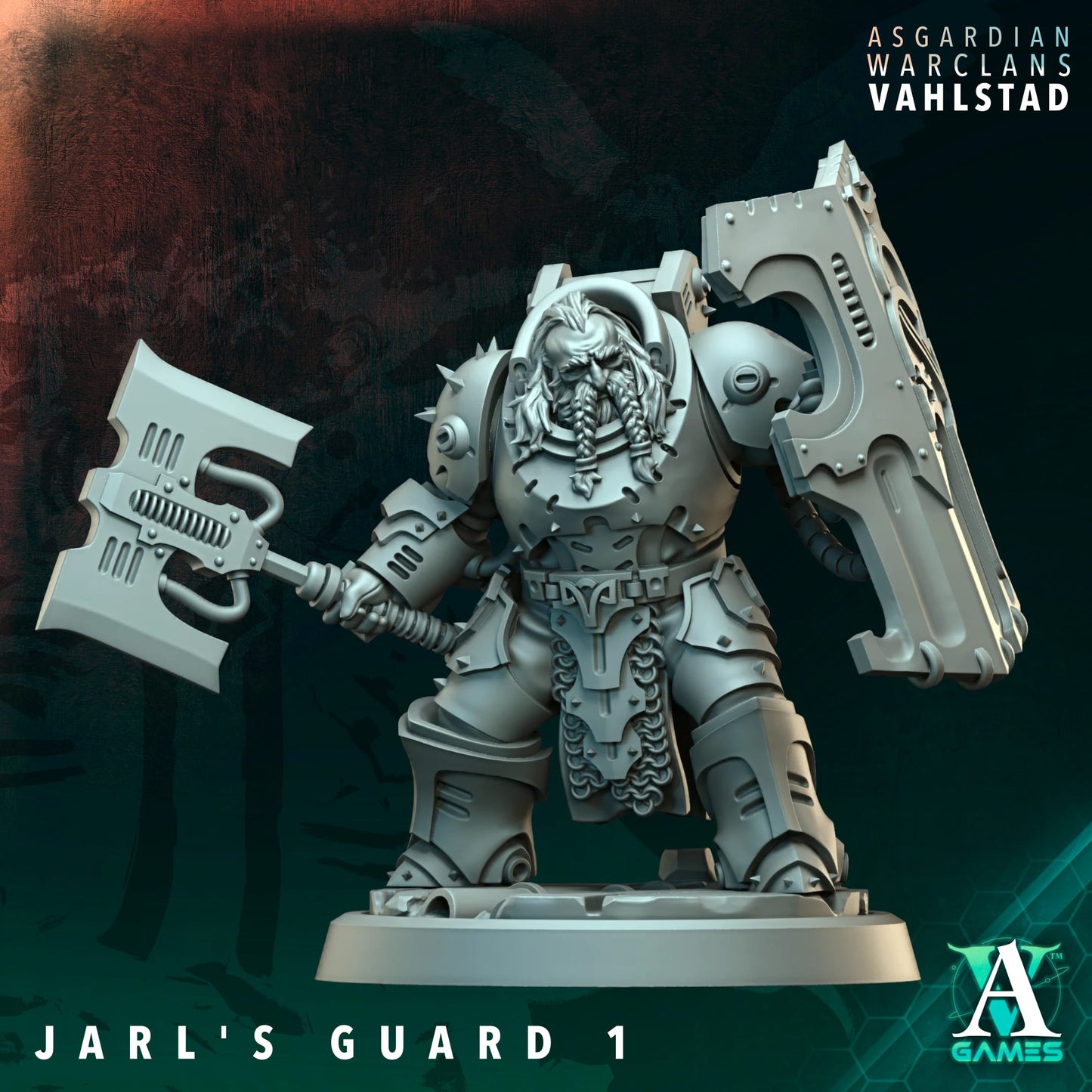 Jarl's Guard (x10) - Asgardian Warclans - Vahlstad - TTRPG - Wargaming Grimdark
