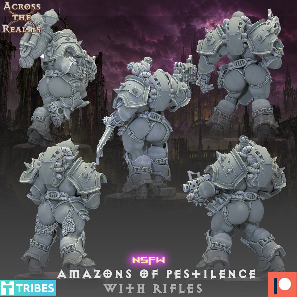 Amazons of Pestilence (x5) NSFW - TTRPG - Wargaming - Grimdark