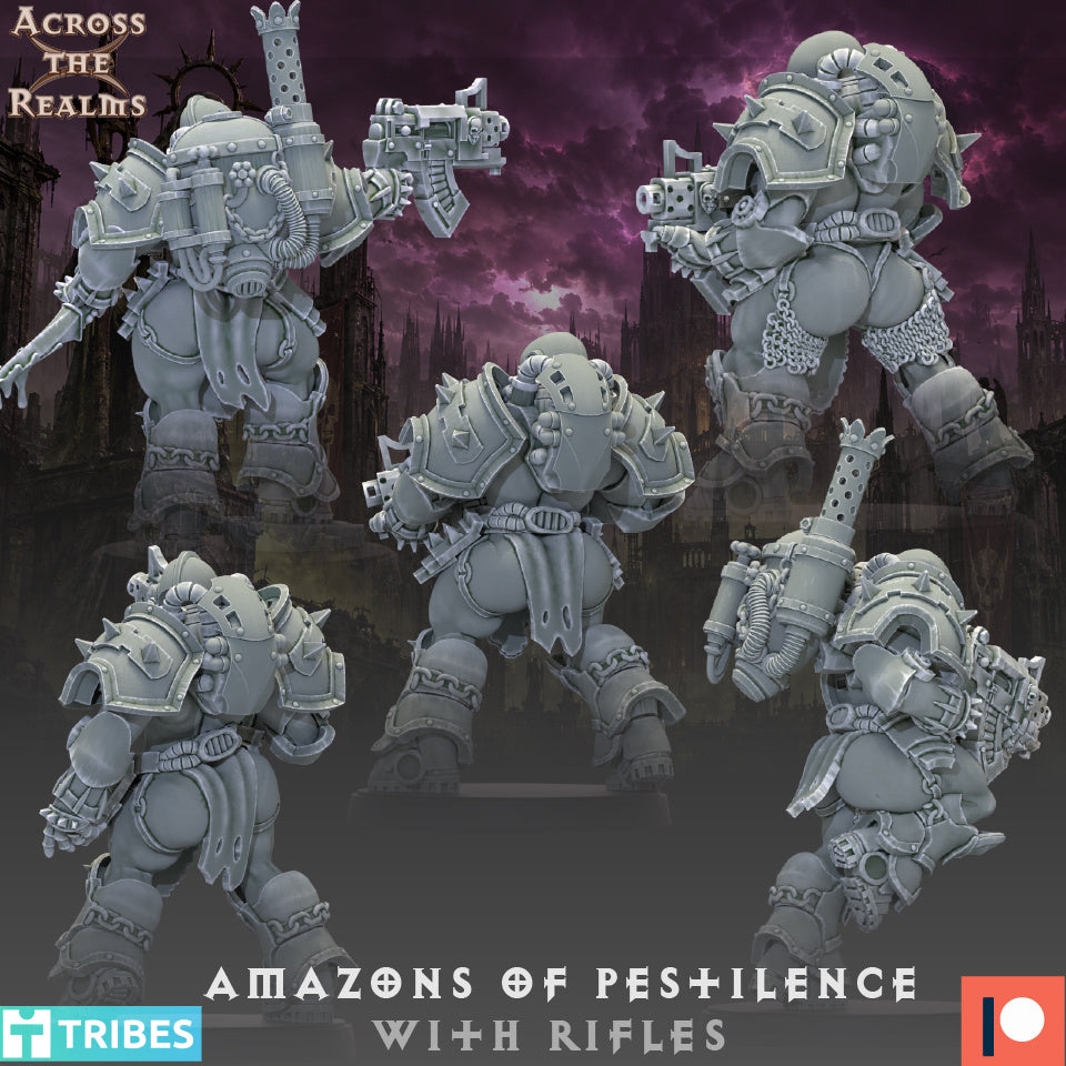 Amazons of Pestilence (x5) - TTRPG - Wargaming - Grimdark
