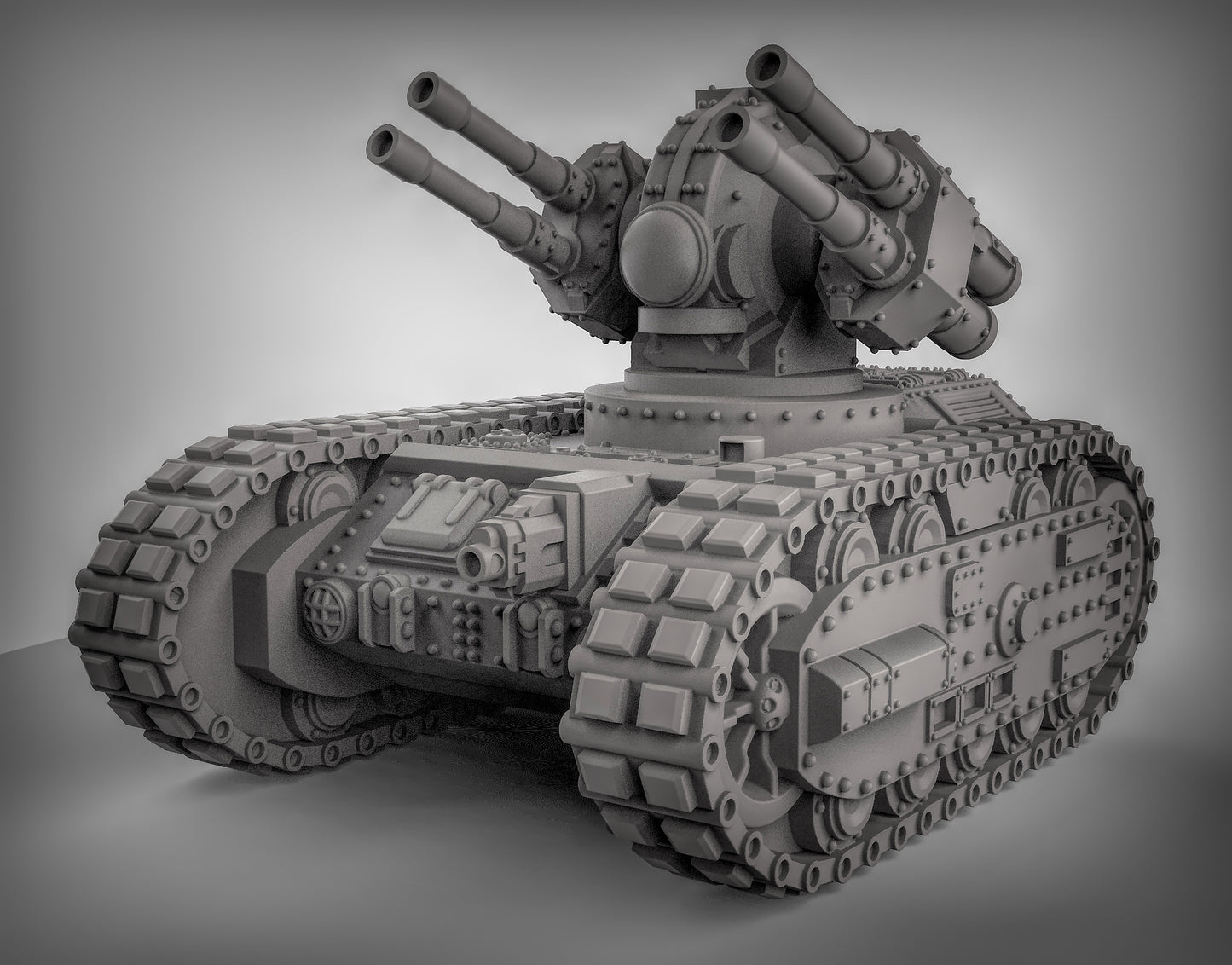 Anti Air Tank - TTRPG/Wargaming - Dungeons and Dragons - by Duncan Shadows - Tabletop RPG Miniature - Roleplaying 3D Printed Fantasy Mini