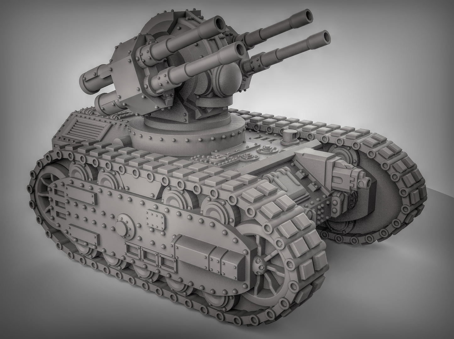 Anti Air Tank - TTRPG/Wargaming - Dungeons and Dragons - by Duncan Shadows - Tabletop RPG Miniature - Roleplaying 3D Printed Fantasy Mini