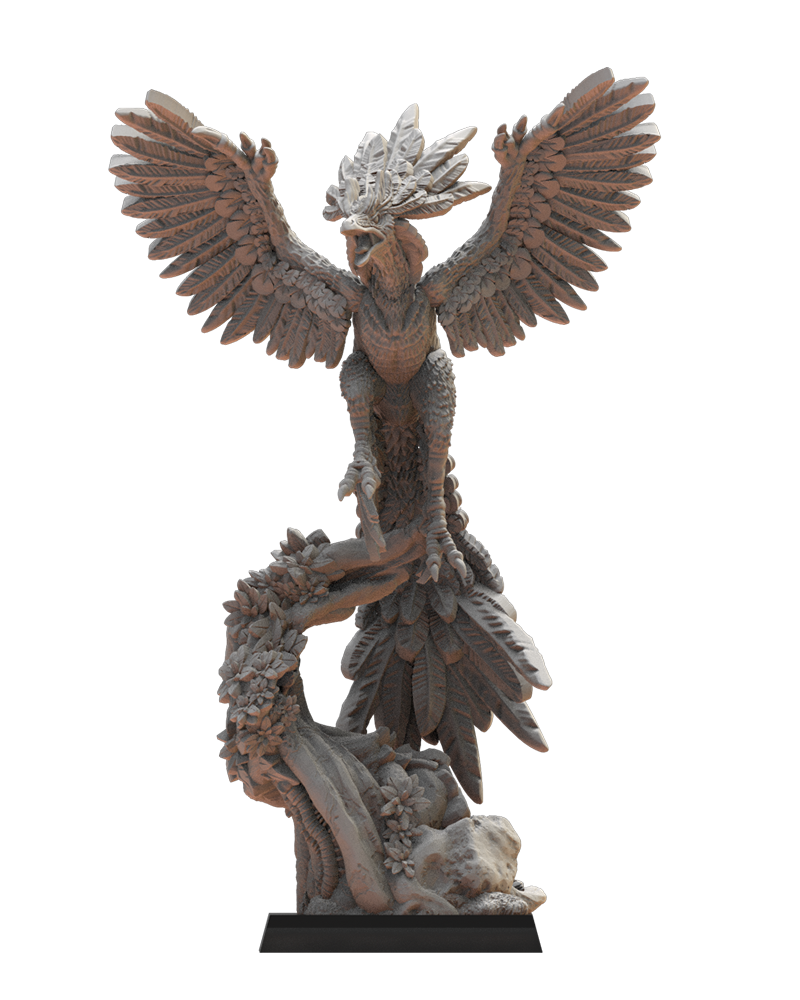 Archeoptl - Lizard-Men - by Lost Kingdom - Tabletop RPG Miniature - Roleplaying 3D Printed Fantasy Mini
