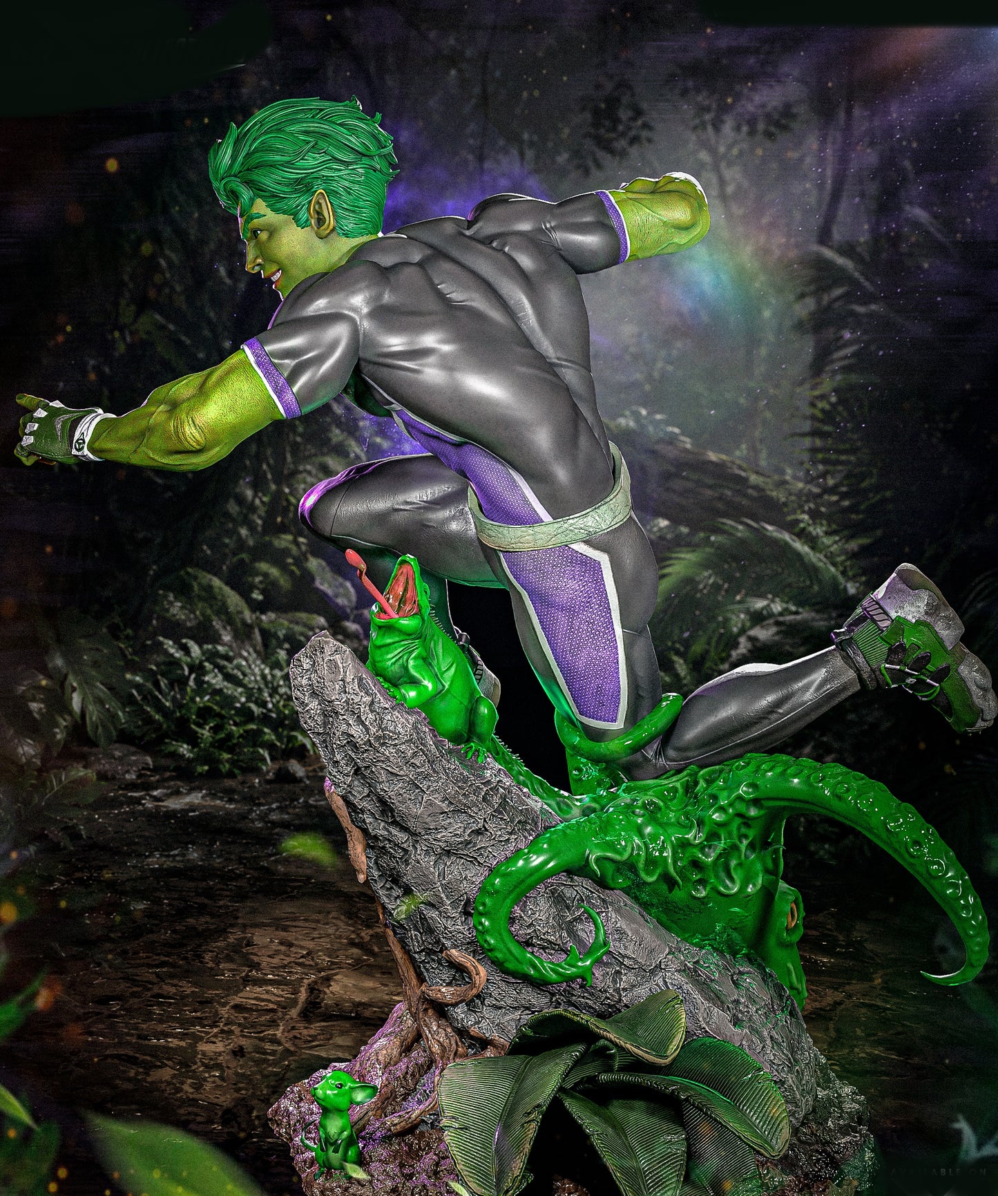Beast Boy Sculpture (75mm to 500mm) - Unassembled/Unpainted/3D Print