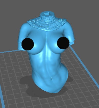 Cleopatra SFW/NSFW Sculpture (75mm to 500mm) - Unassembled/Unpainted/3D Print