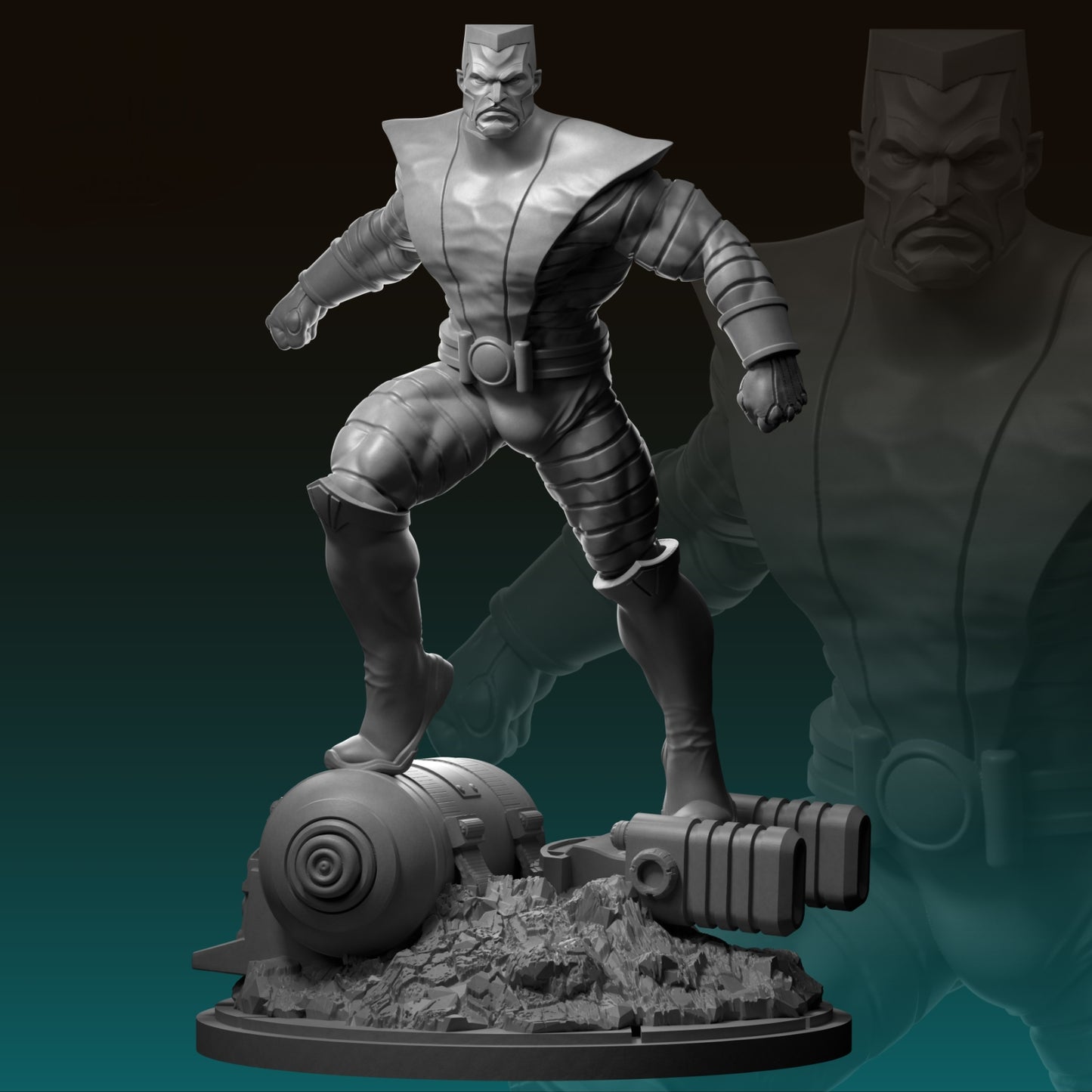 X-men's Colossus (40mm - 75mm) TTRPG - Wargaming - MCP - 3D Print