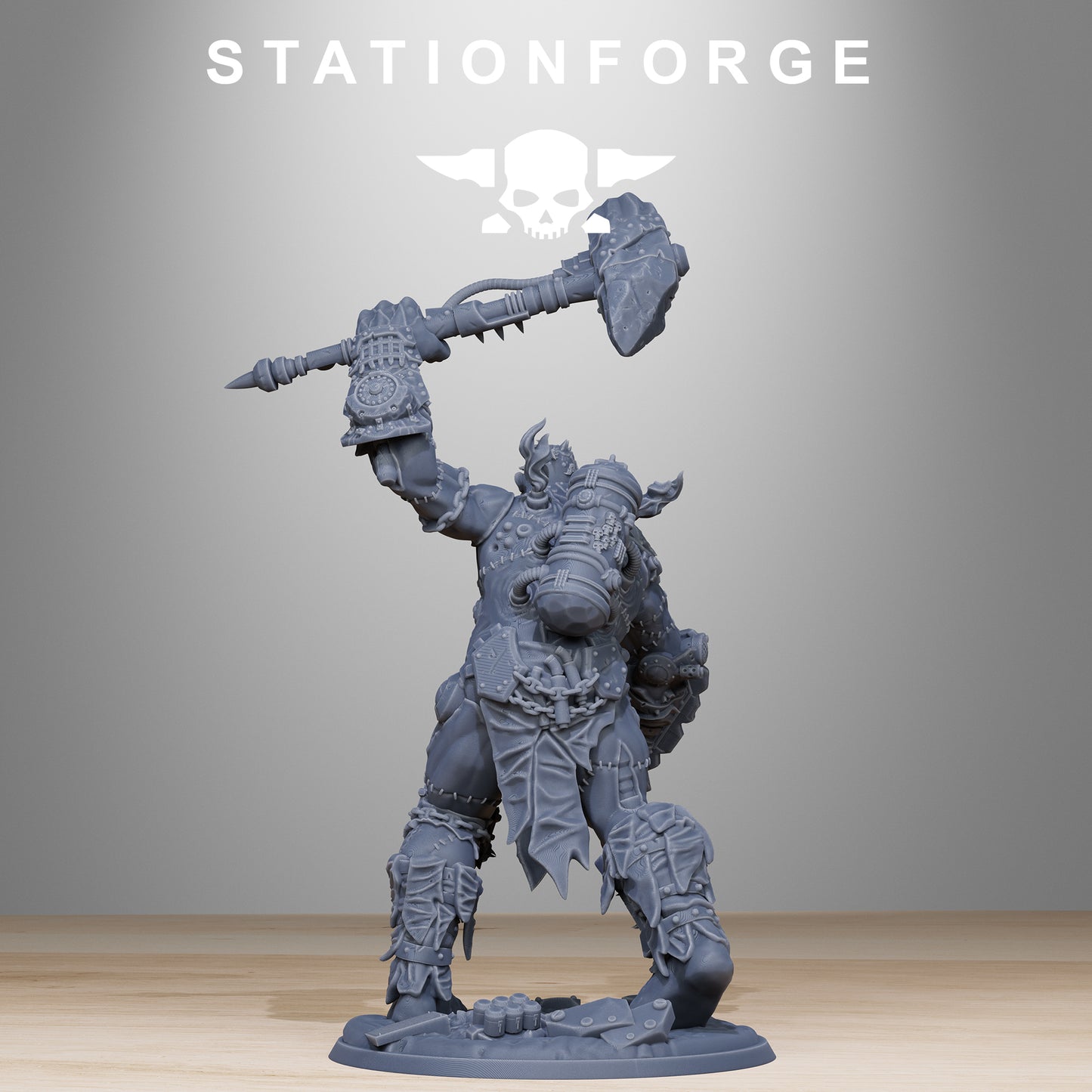 Corrupted Giant - by Station Forge - Tabletop RPG Miniature - Roleplaying 3D Printed Fantasy Mini