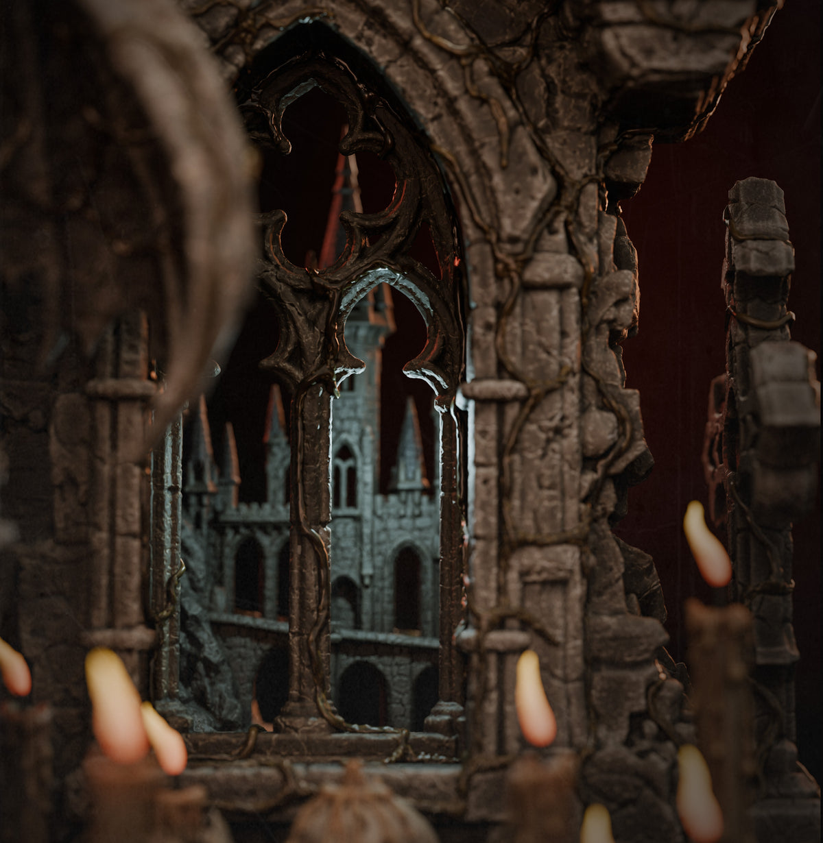 Dracula Sculpture(75mm to 500mm) - Unassembled/Unpainted/3D Print