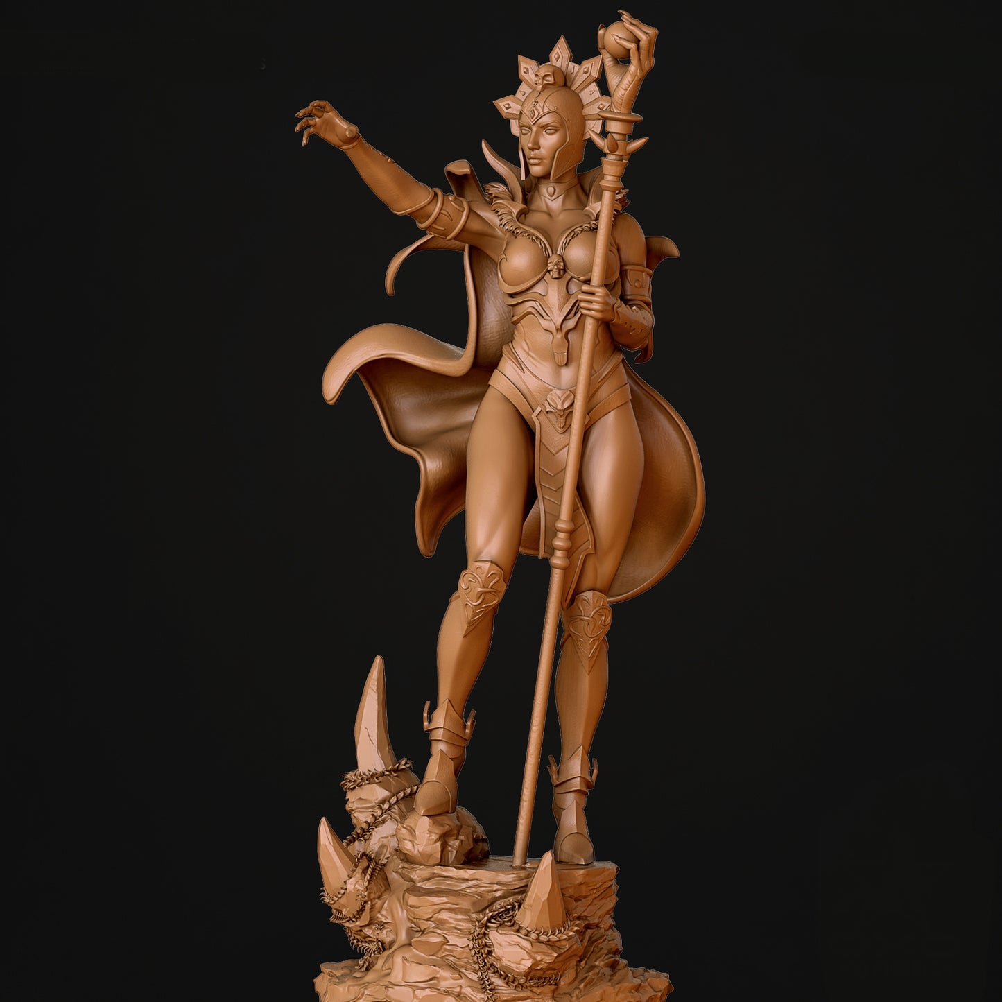Evil lyn Sculpture (75mm to 500mm) - Unassembled/Unpainted/3D Print