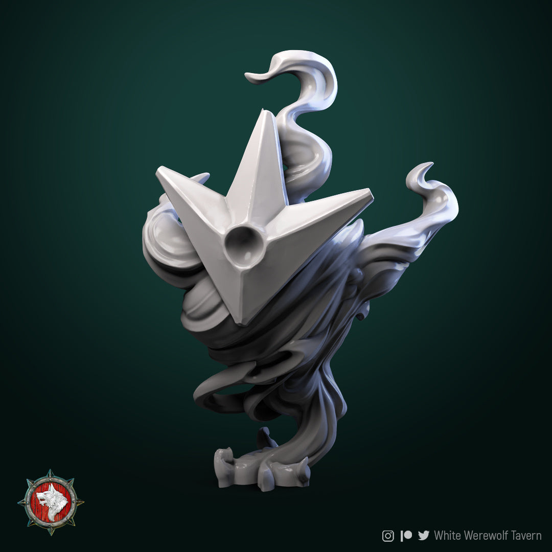 Fire Elemental - by White Wolf Tavern - Tabletop RPG Miniature - Roleplaying 3D Printed Fantasy Mini