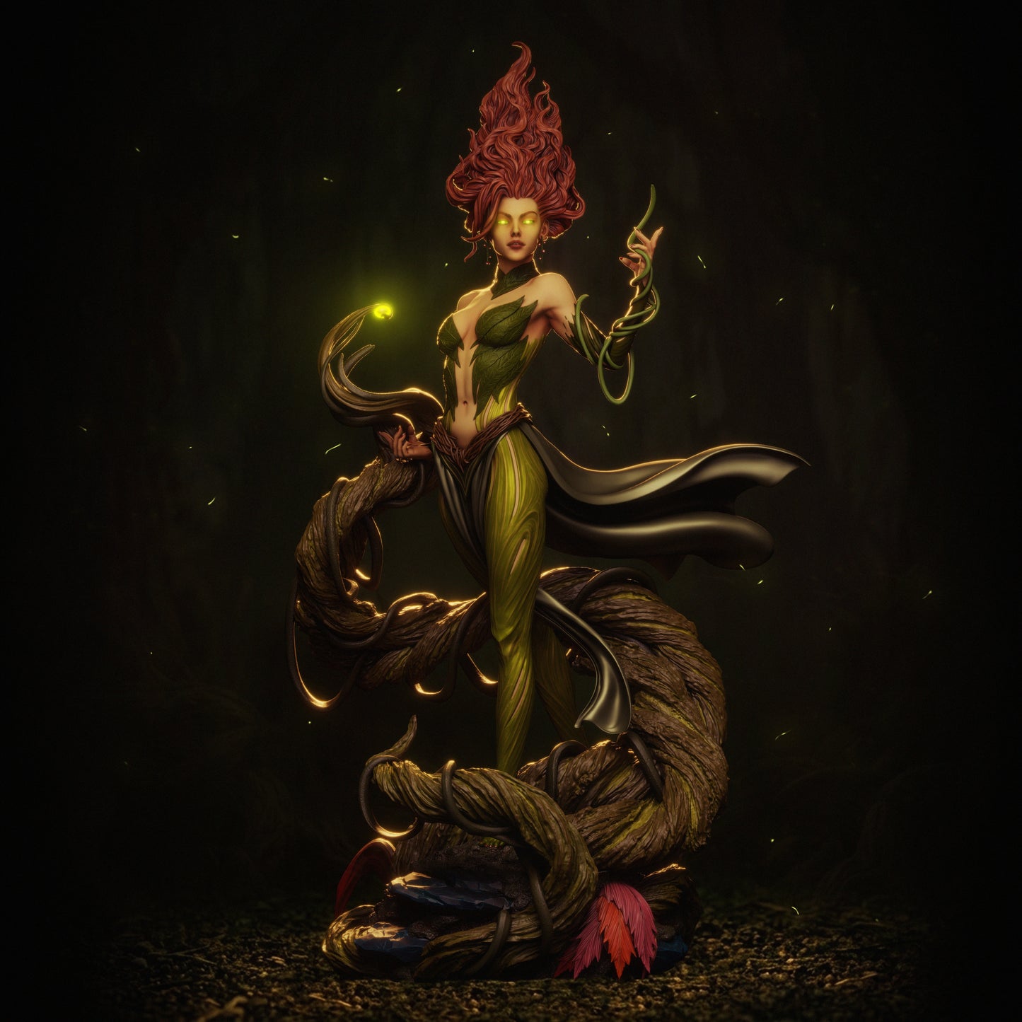 Gaia Goddess Sculpture (75mm to 500mm) - Unassembled/Unpainted/3D Print