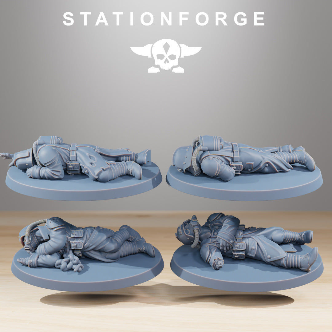 GrimGuard The Fallen - by Station Forge - Tabletop RPG Miniature - Roleplaying 3D Printed Fantasy Mini