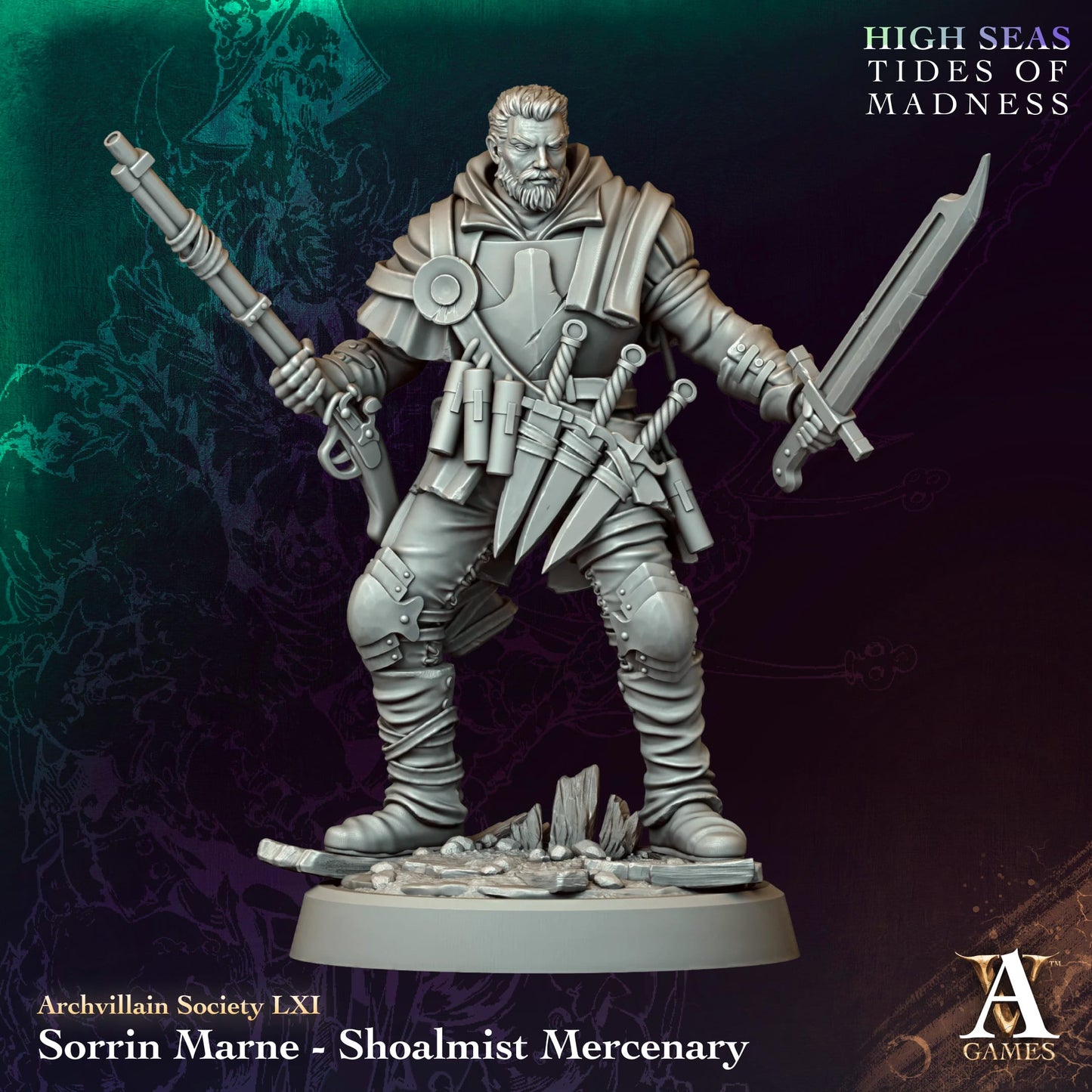 Sorrin Marne - Shoalmist Mercenar - TTRPG - Wargaming - Dungeons and Dragons