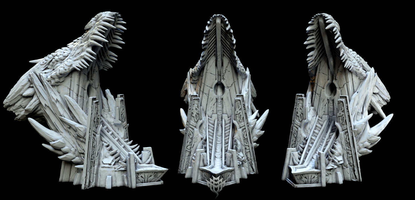 Hellmouths Dragon Forge - Dwarven Terrain - Dungeons and Dragons - by Mini Monster Mayhem- Tabletop RPG Miniature - Roleplaying 3D Printed Fantasy Mini