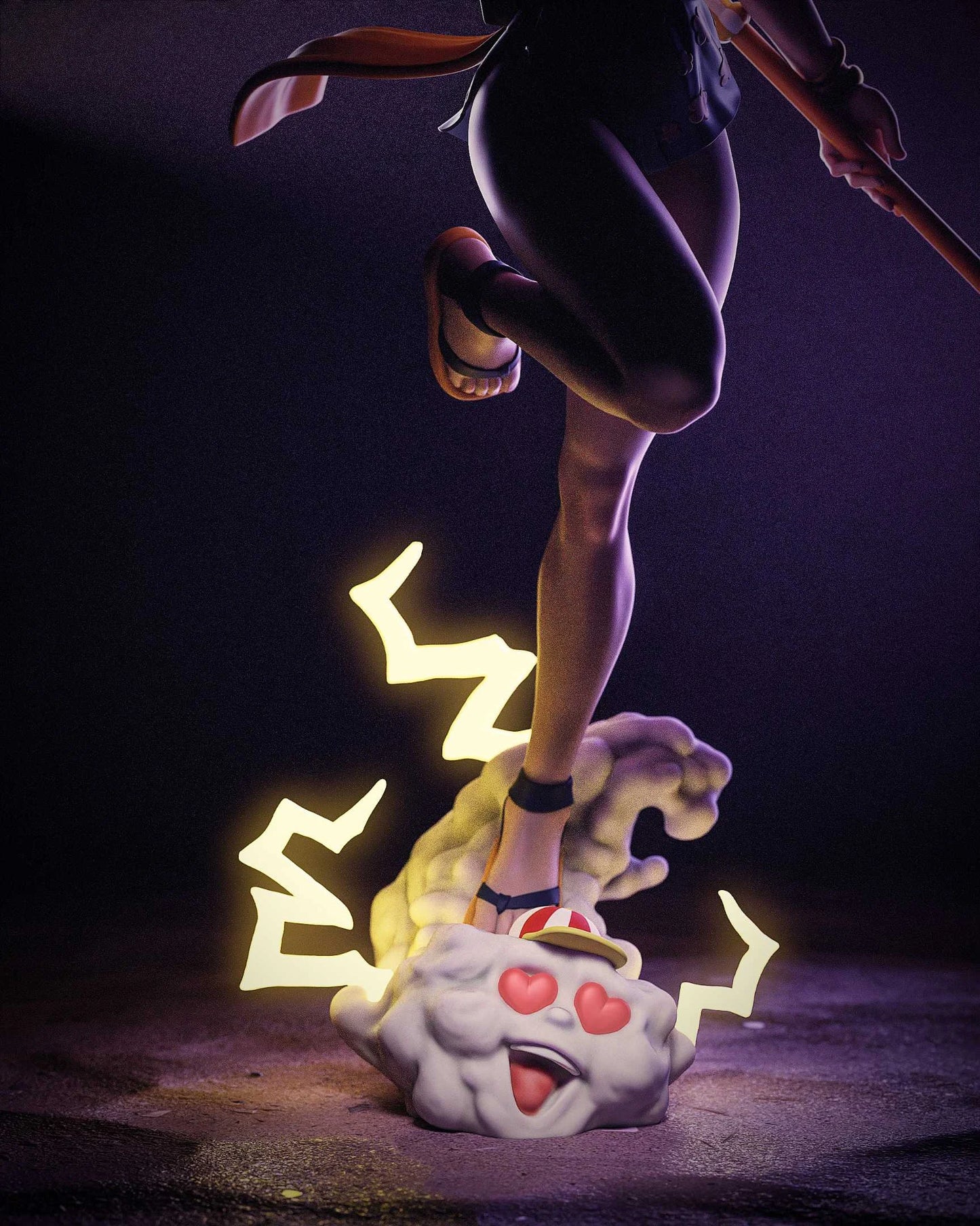 Nami Sculpture (75mm to 500mm) - Unassembled/Unpainted/3D Print