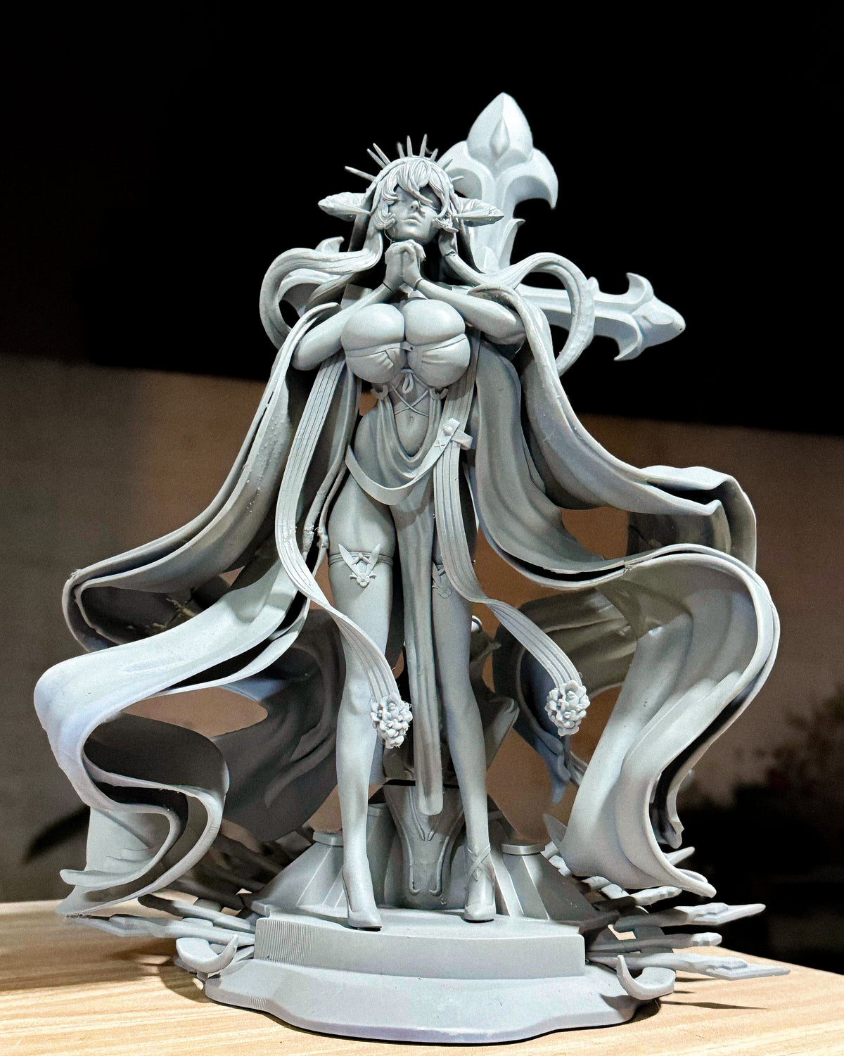 Implacable Sculpture(75mm to 500mm) - Unassembled/Unpainted/3D Print