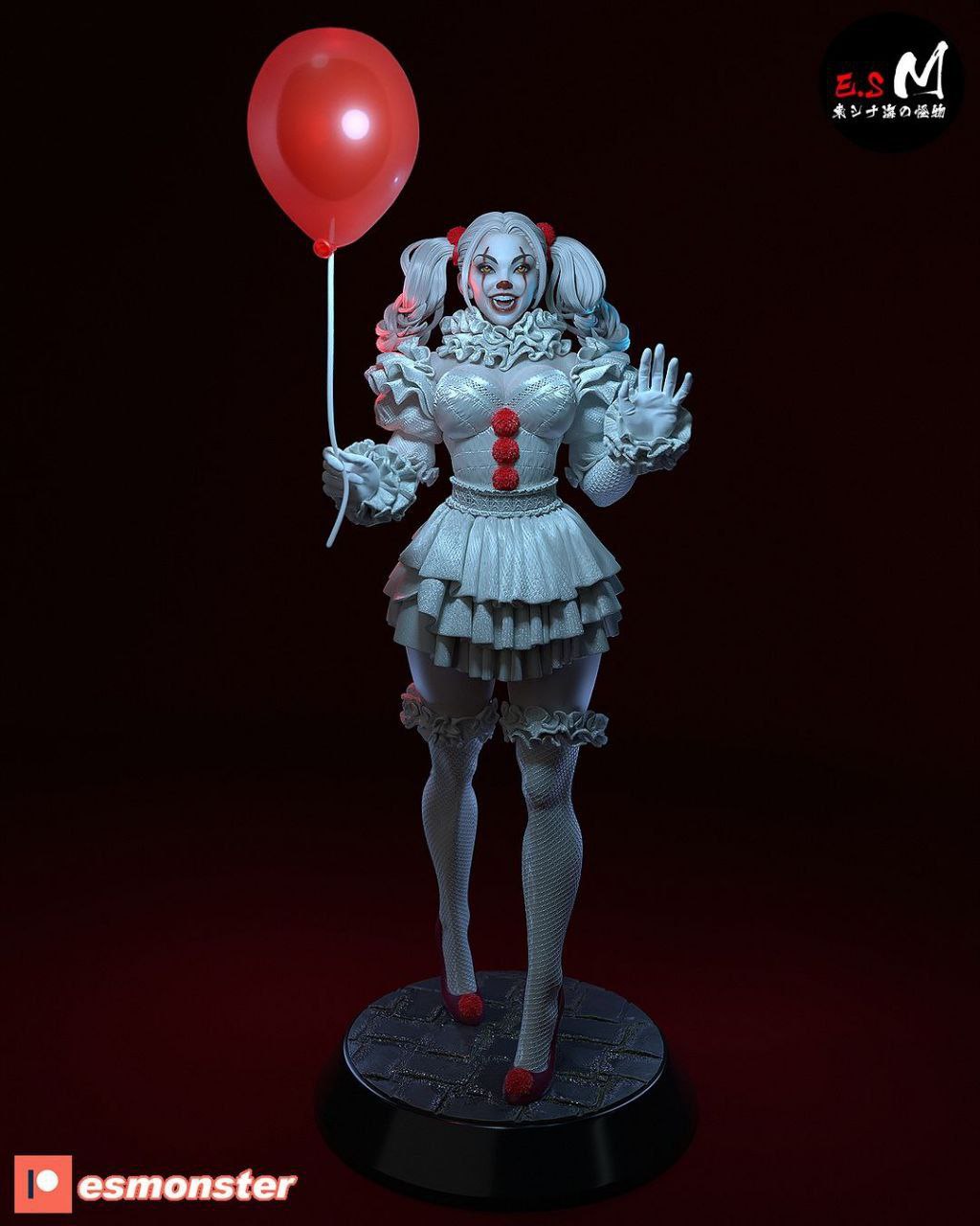 Female IT- by ES Monster- Tabletop RPG Miniature - Roleplaying 3D Printed Fantasy Mini