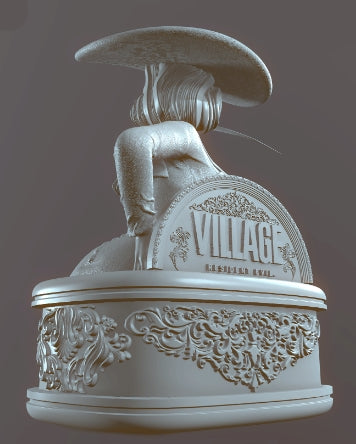 Lady Dimitrescu Bust - Resident Evil Village - by Man I love Figures - Tabletop RPG Miniature - Roleplaying 3D Printed Fantasy Mini