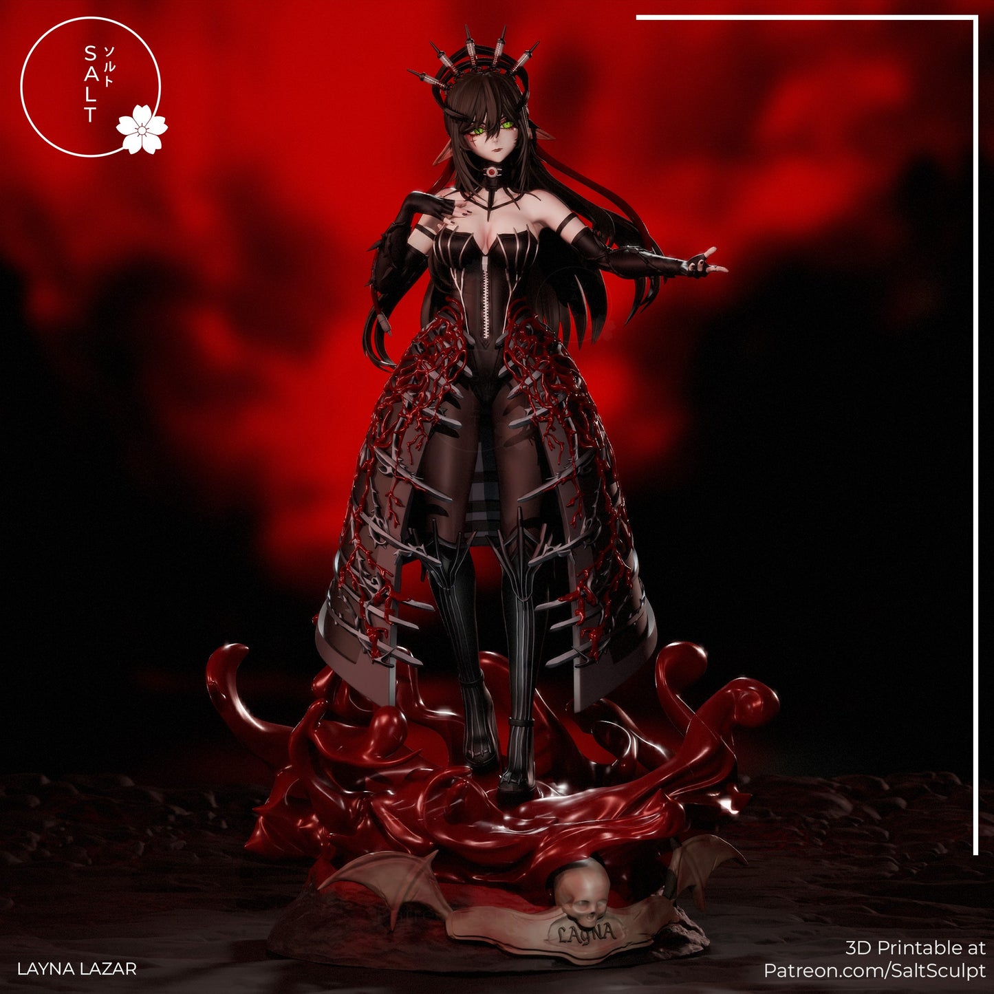 Layna Lazar - ENVTUBER (300mm) Unassembled/Unpainted/3D Print