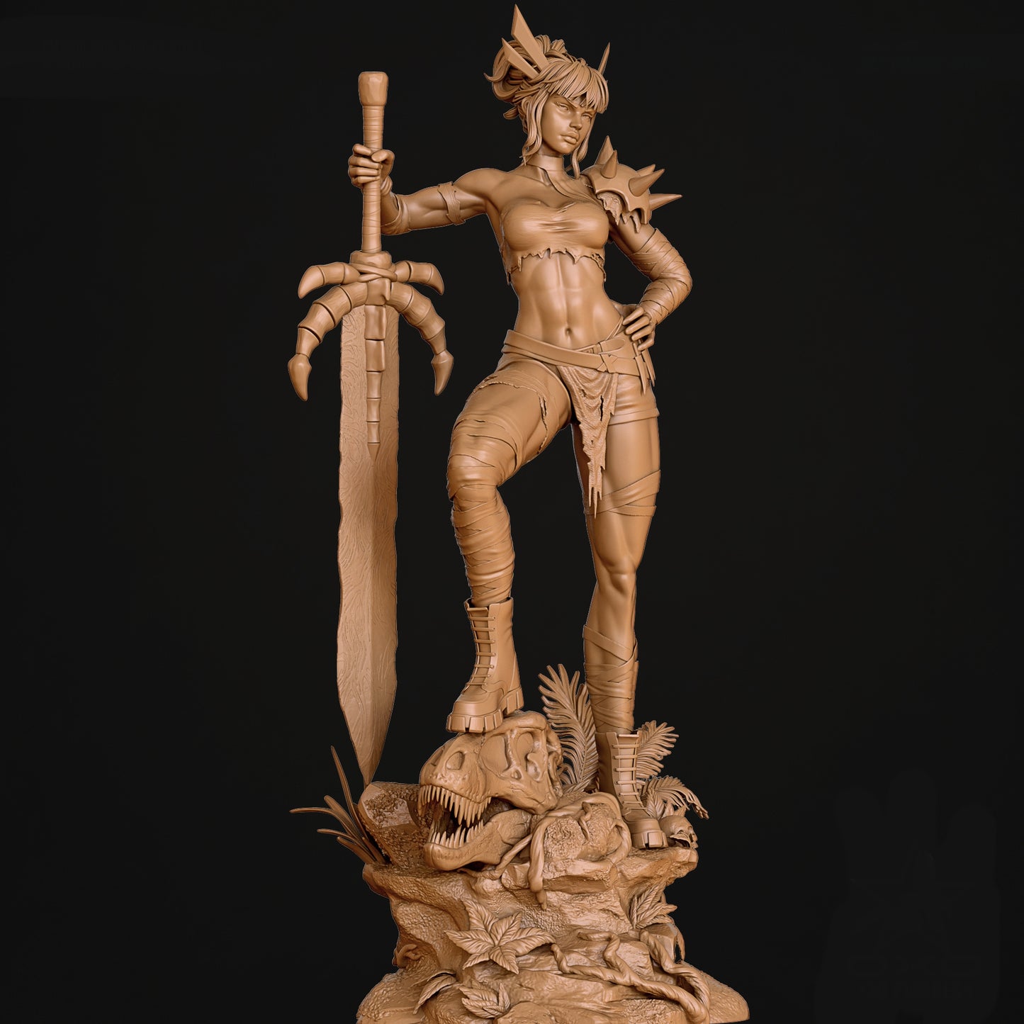 Savage Land Magik Sculpture (75mm to 500mm) - Unassembled/Unpainted/3D Print