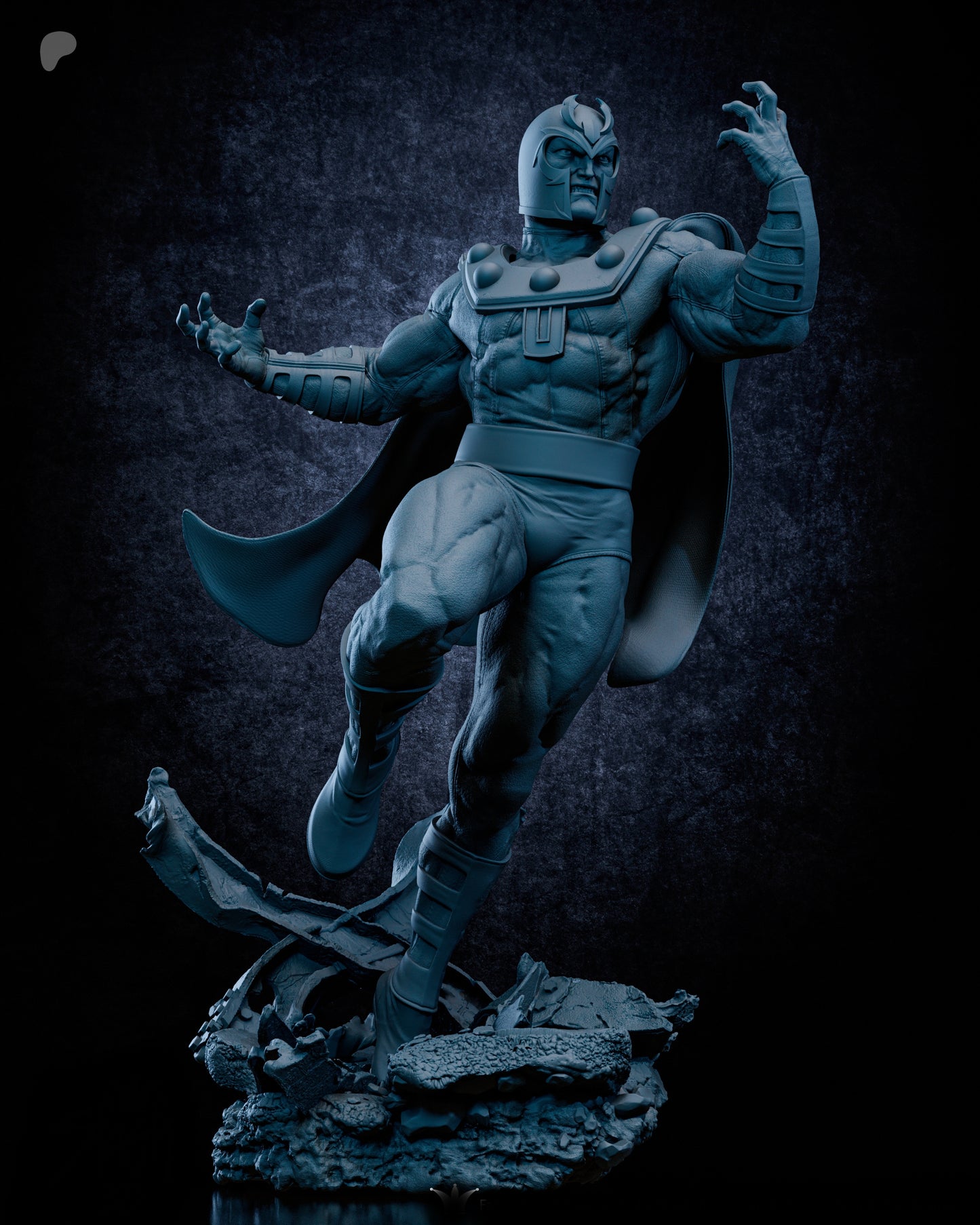 Magneto Sculpture(75mm to 500mm) - Unassembled/Unpainted/3D Print