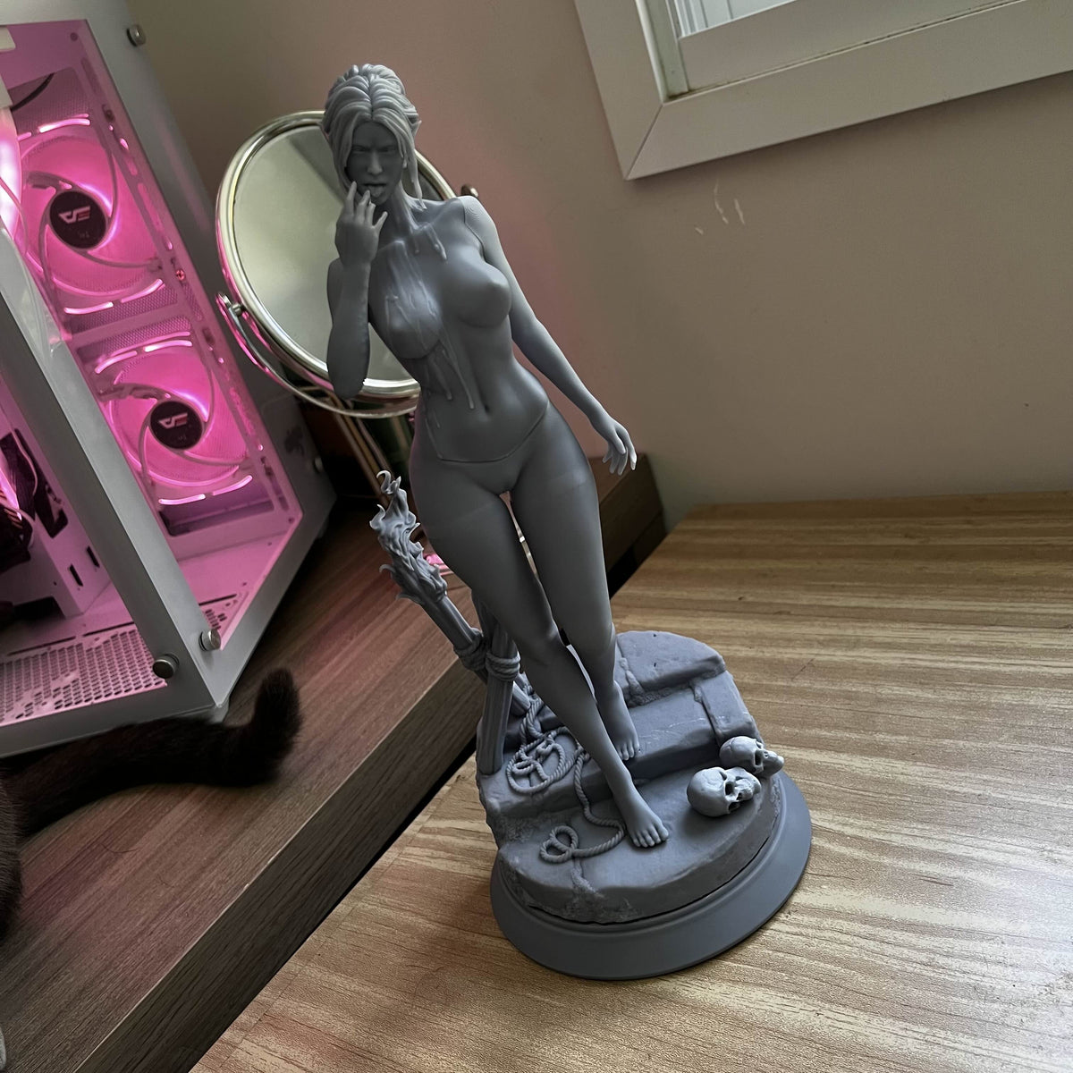 Minthara NSFW Sculpture(75mm to 500mm) - Unassembled/Unpainted/3D Print