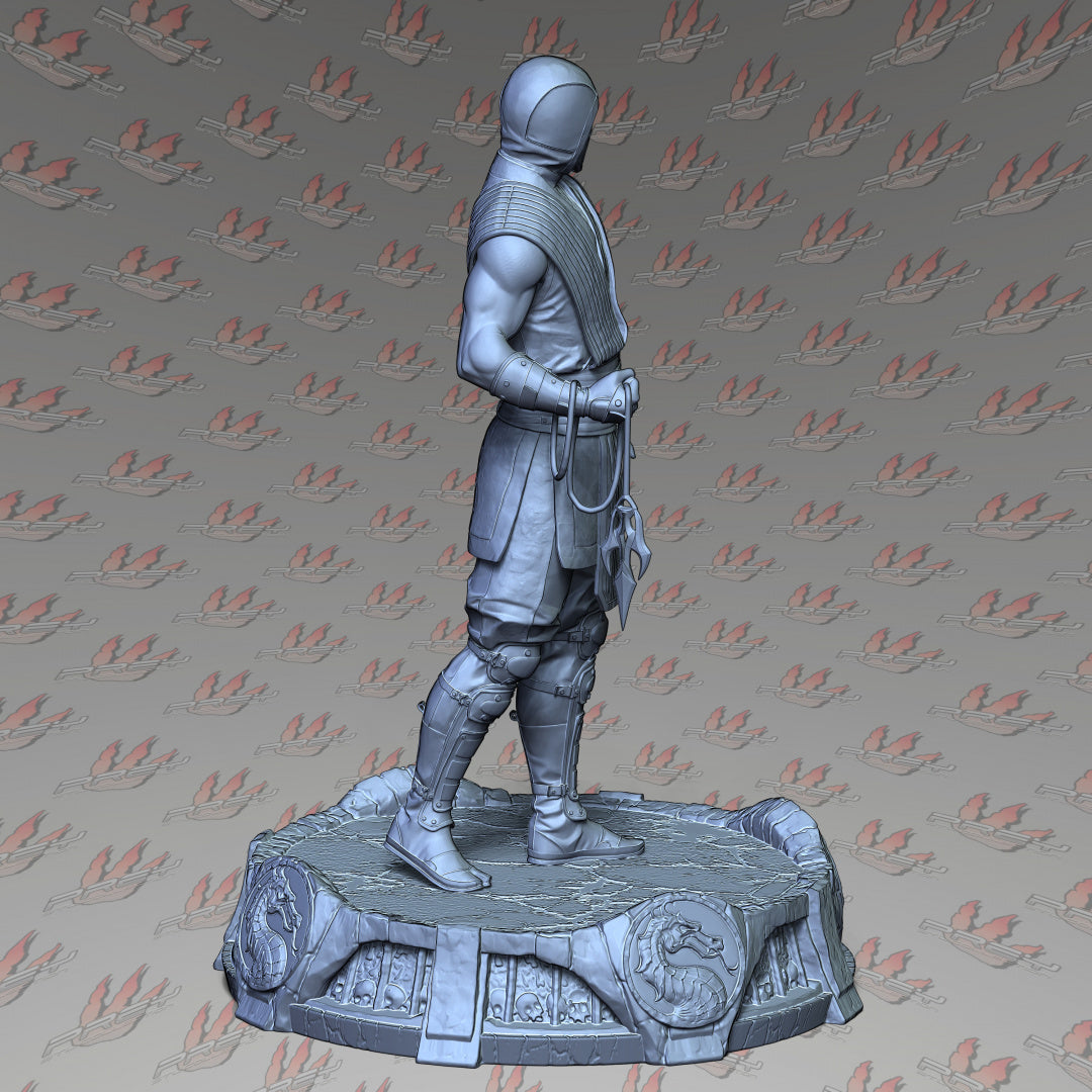 Ninja - Scorpion - by Prey Studios- Tabletop RPG Miniature - Roleplaying 3D Printed Fantasy Mini